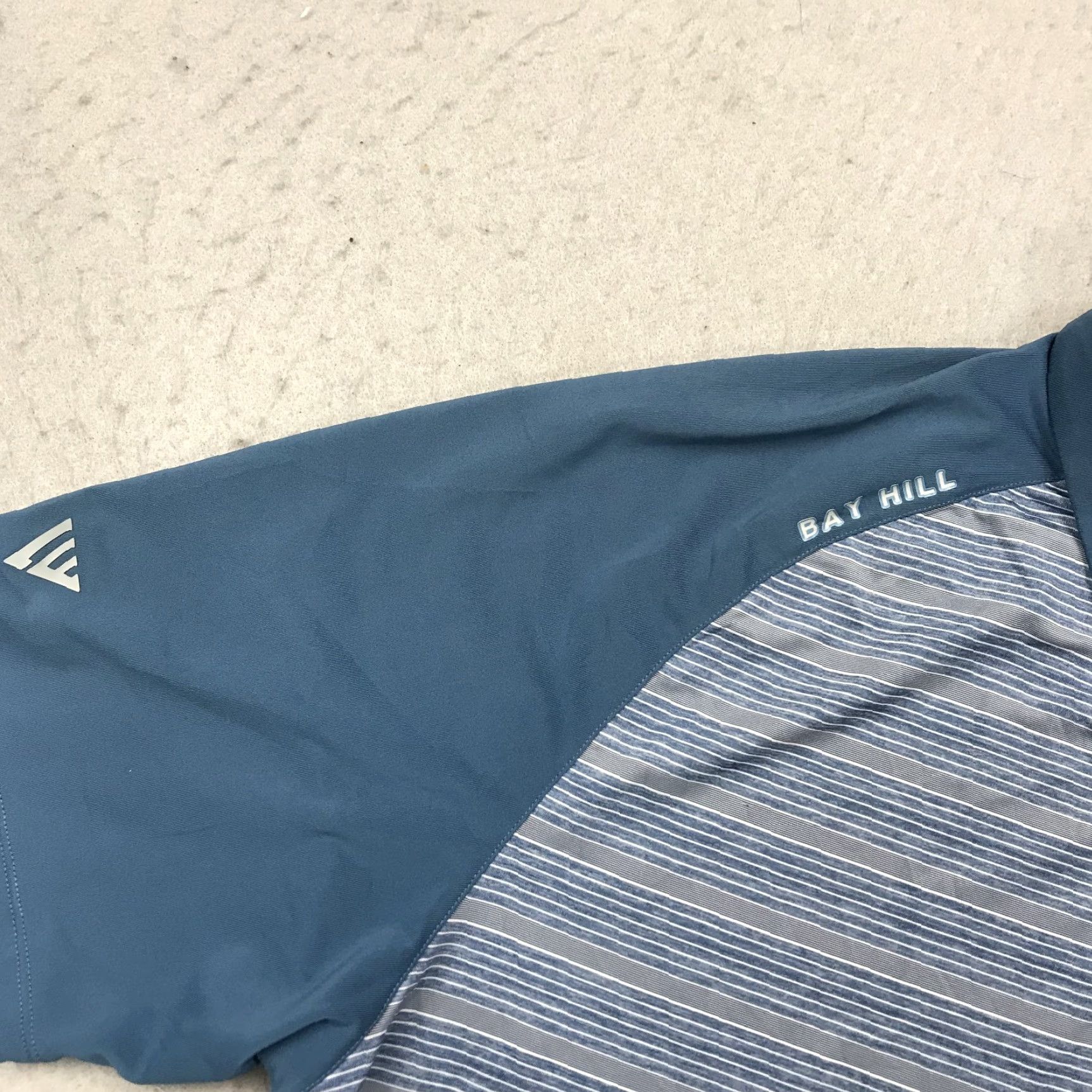 Vintage Levelwear Bay Hill Golf Polo Shirt Mens L Blue Gray Stretch Arnold Palmer Polo Shirt Size US L / EU 52-54 / 3 - 3 Thumbnail