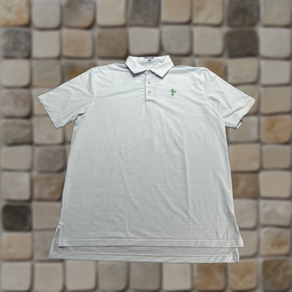 Peter Millar Peter Millar Summer Comfort Polo Shirt Mens XL Multicolor Striped Golf Tennis Shirt Size US XL / EU 56 / 4 - 1 Thumbnail