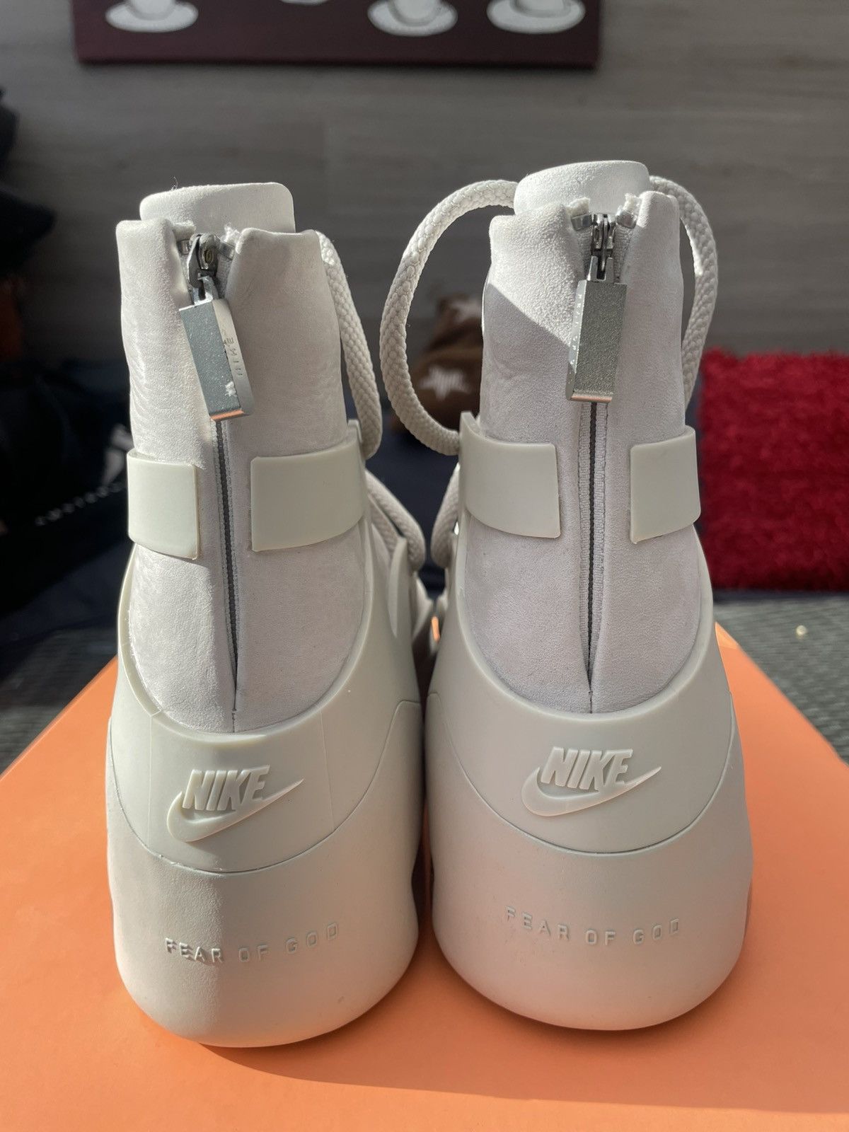Fear of God × Nike Nike Air Fear of God 1 Light Bone (Friends & Family) Size US 7 / EU 40 - 4 Thumbnail