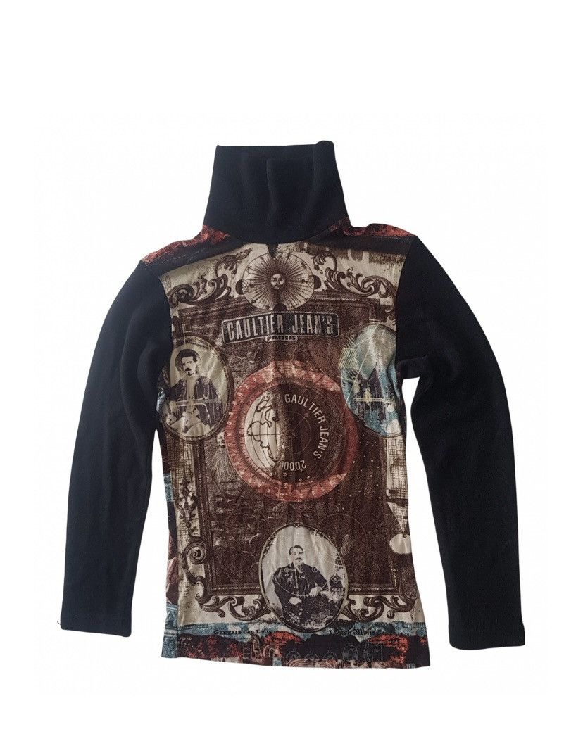 Jean Paul Gaultier Wool Turtleneck Longsleeve Jean Paul Gaultier Size S / US 4 / IT 40 - 1 Thumbnail