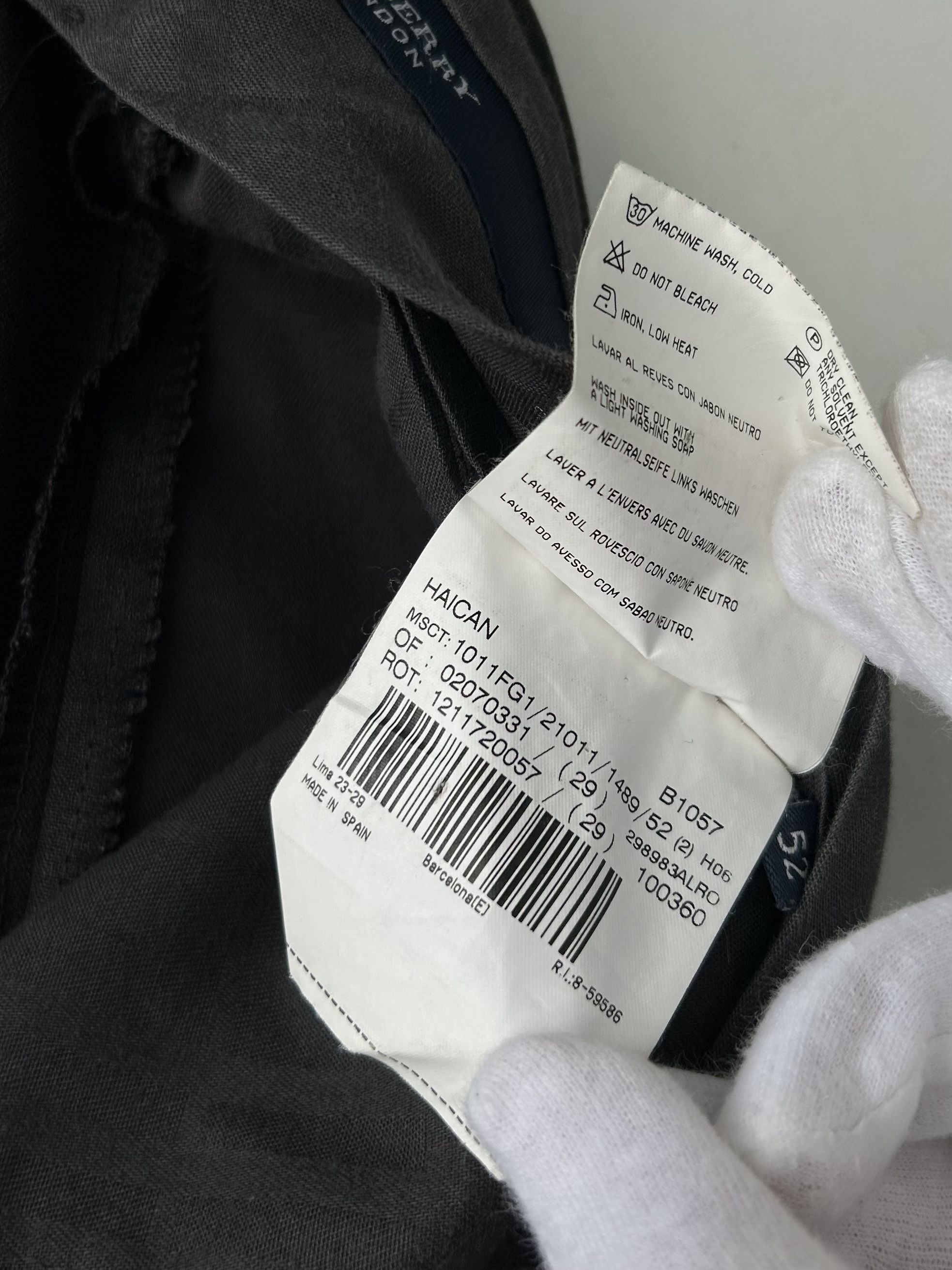 Burberry Burberry London Tailored Wool Blend Trousers Size 52R - 9 Thumbnail