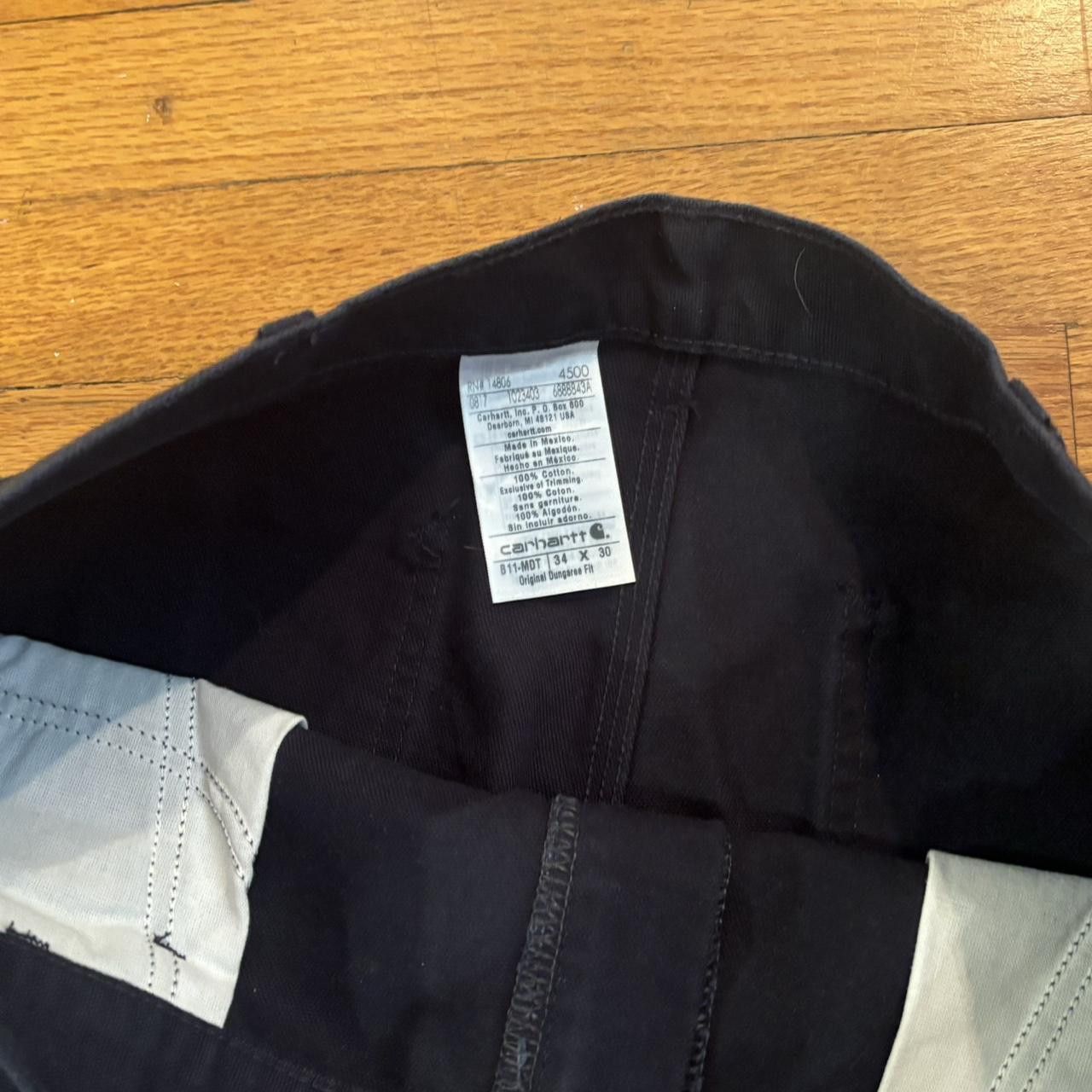 Carhartt black carhartt wide leg canvas pants Size US 34 / EU 50 - 3 Thumbnail
