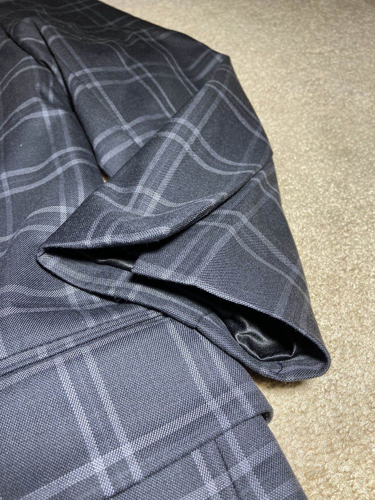 Liberal Youth Ministry SS21 Liberal Youth Ministry Suit Jacket Plaid Pattern 2021 B Size 46R - 4 Thumbnail