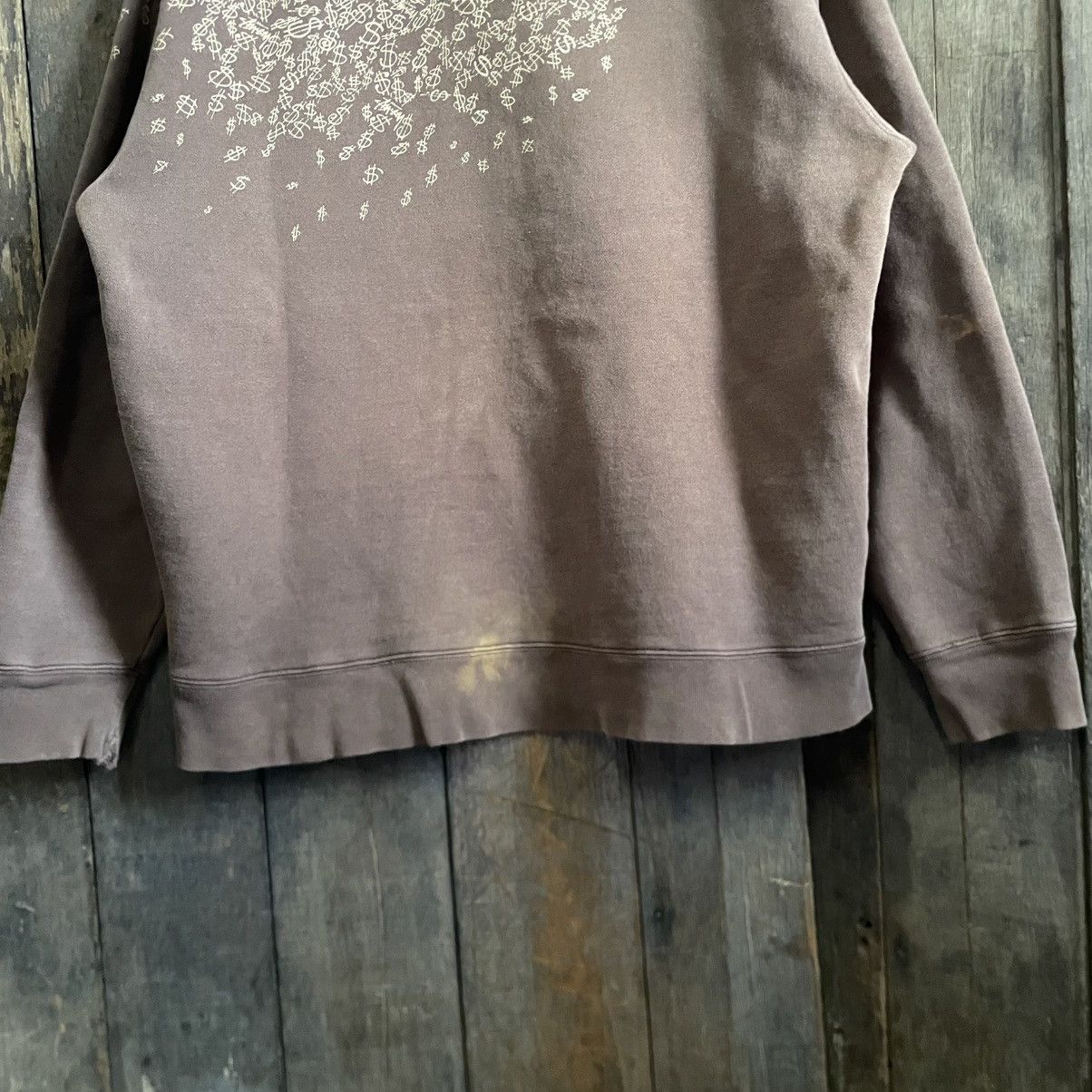 Stussy Vintage Stussy Dollars Travis Scott Colourway Sweatshirt Size US M / EU 48-50 / 2 - 6 Thumbnail