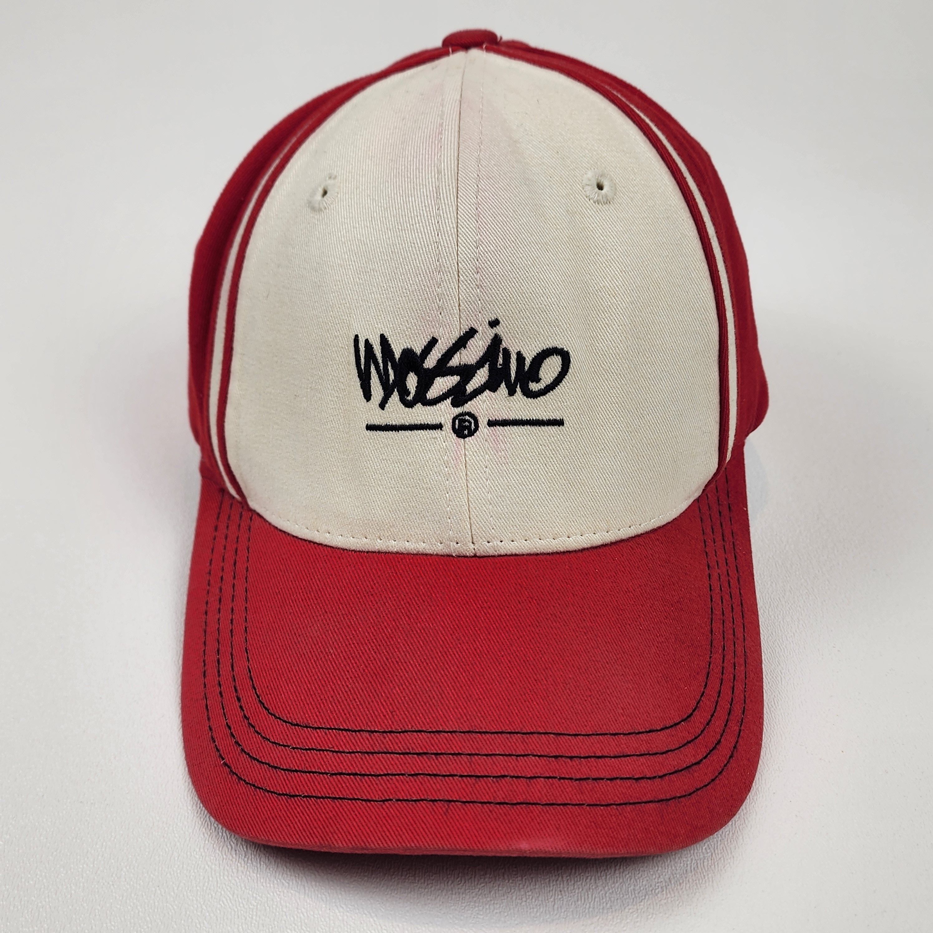 Mossimo Mossimo Y2K Spellout Red White Flex Hat OSFA Size ONE SIZE - 1 Thumbnail