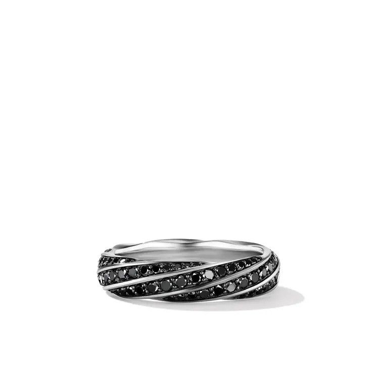 o1w1db11025 R25779M /Size 8 /Rings in Silver/Black