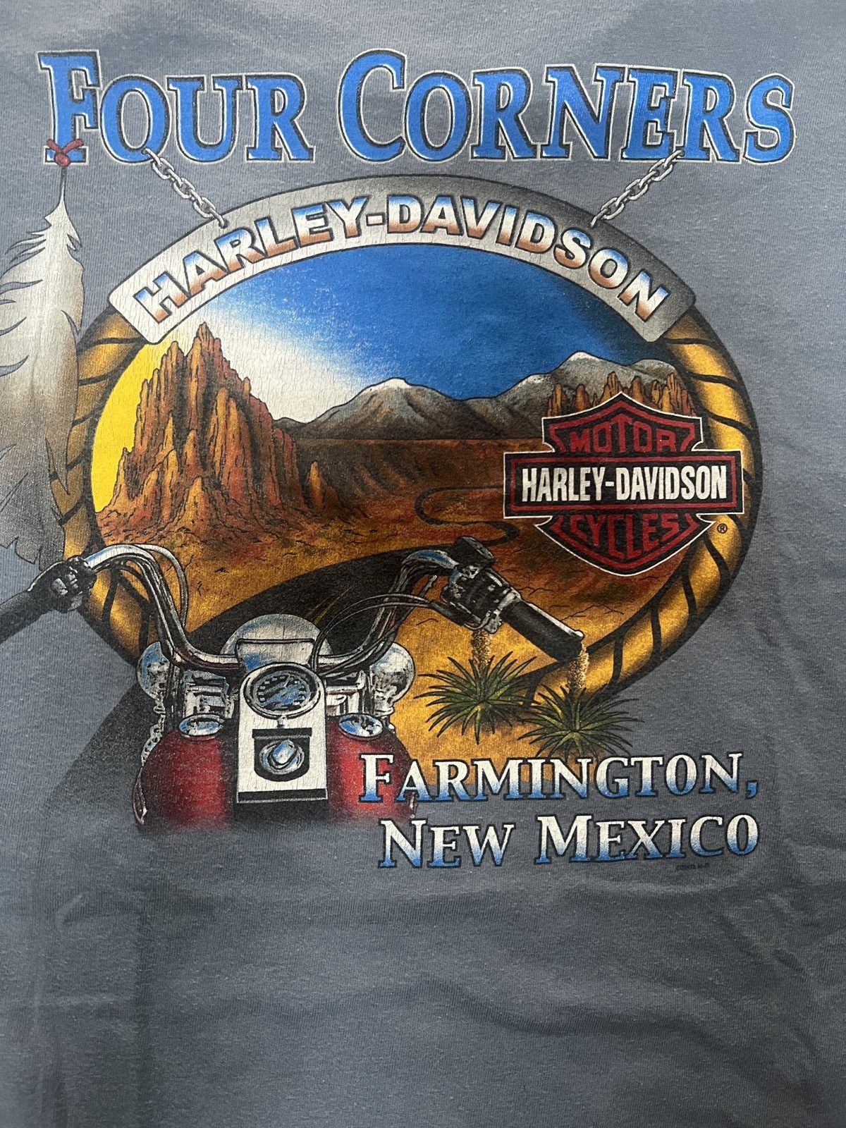 Harley Davidson Four Corners Harley-Davidson Farmington, NM blue Size US M / EU 48-50 / 2 - 5 Thumbnail