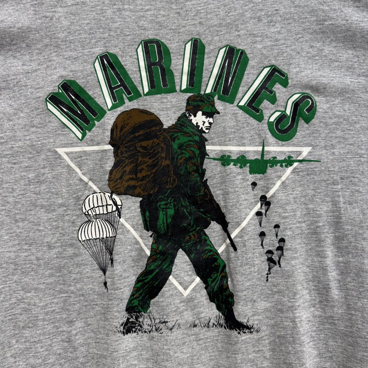 Other Vintage 80s RAYON TRI BLEND USMC UNITED STATES MARINE CORPS Size US L / EU 52-54 / 3 - 3 Thumbnail