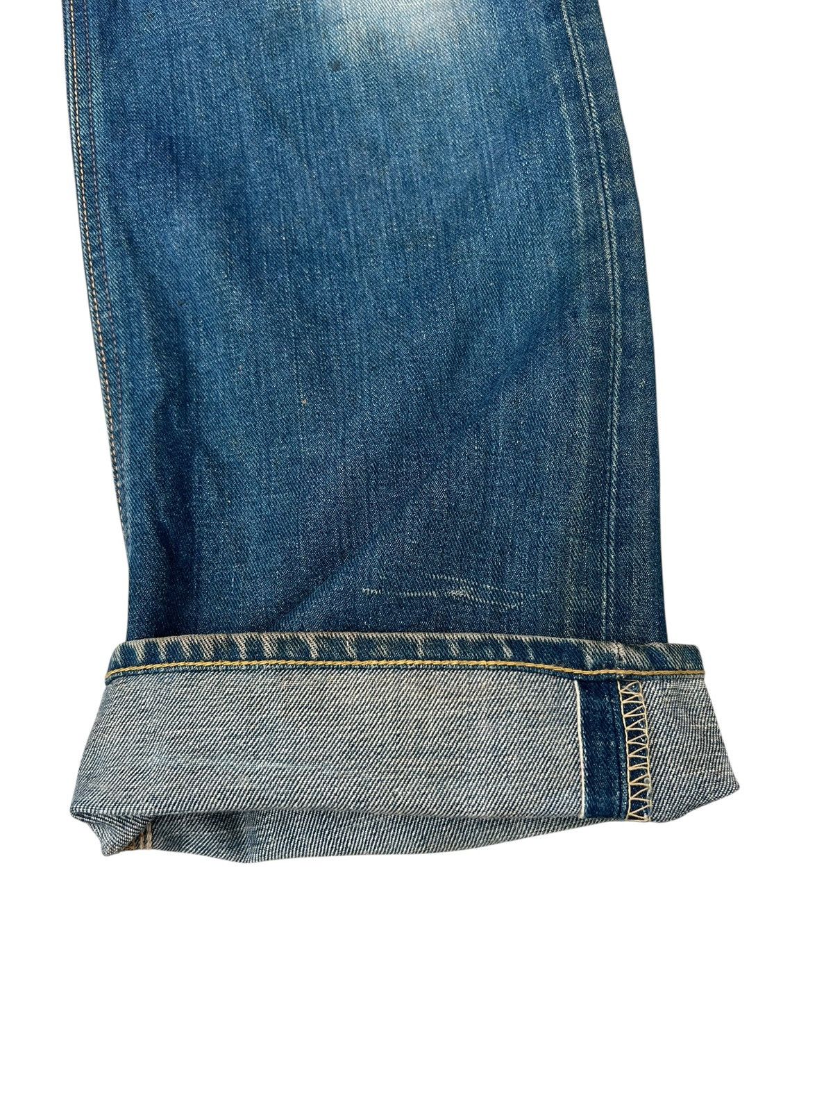Lee Vintage Lee Riders Union Made Dirty Mud Denim Selvedge Jeans Size US 33 - 12 Thumbnail