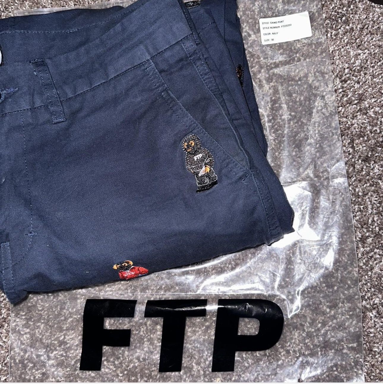 Fuck The Population FTP Bear Chinos Size US 30 / EU 46 - 7 Thumbnail