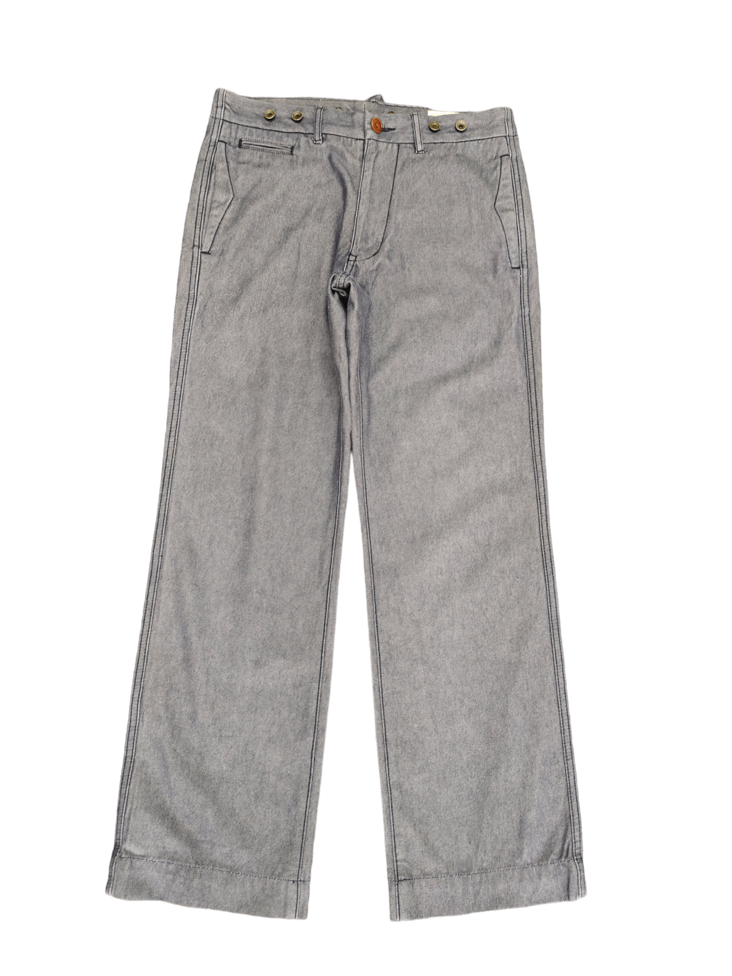 Japanese Brand Vintage Navy Buckle Back Denim Pants Inspired Wwii Size US 30 / EU 46 - 9 Thumbnail