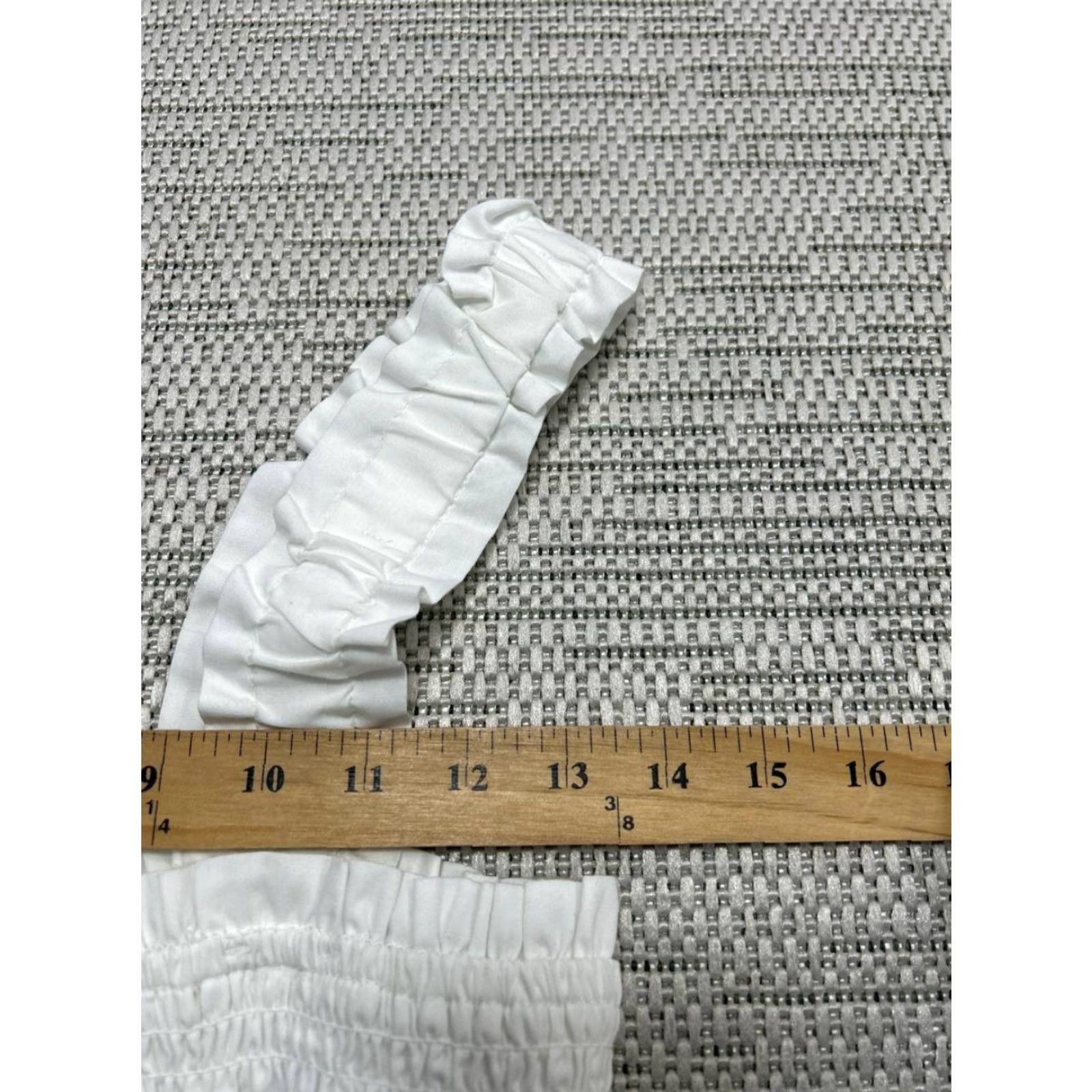 Abercrombie & Fitch Abercrombie & Fitch Dress Womens Large White Blouson Size L / US 10 / IT 46 - 7 Thumbnail