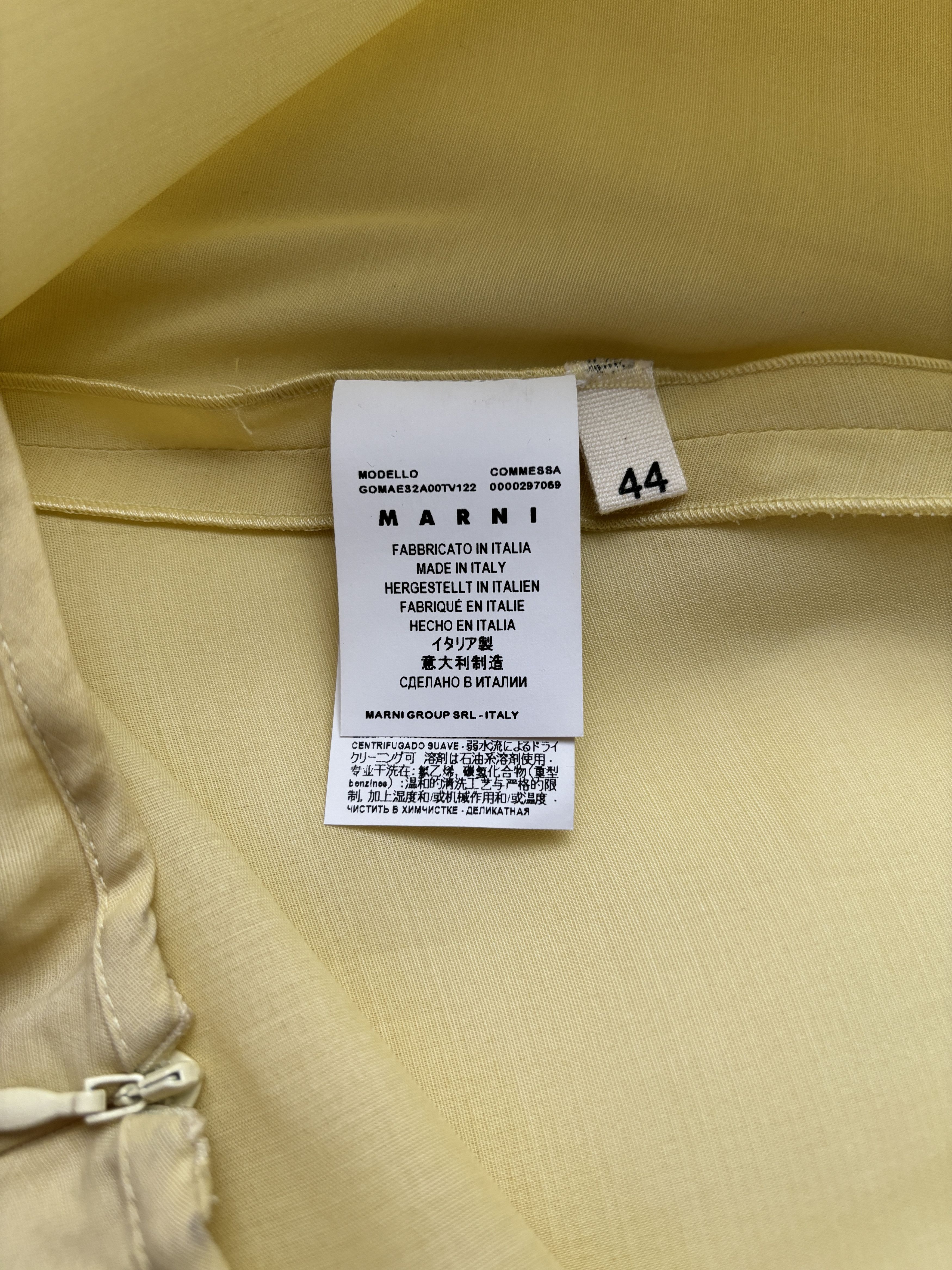 Marni ⚡️QUICK SALE⚡️Marni Yellow Viscose Mini Skirt Size 30" / US 8 / IT 44 - 4 Thumbnail