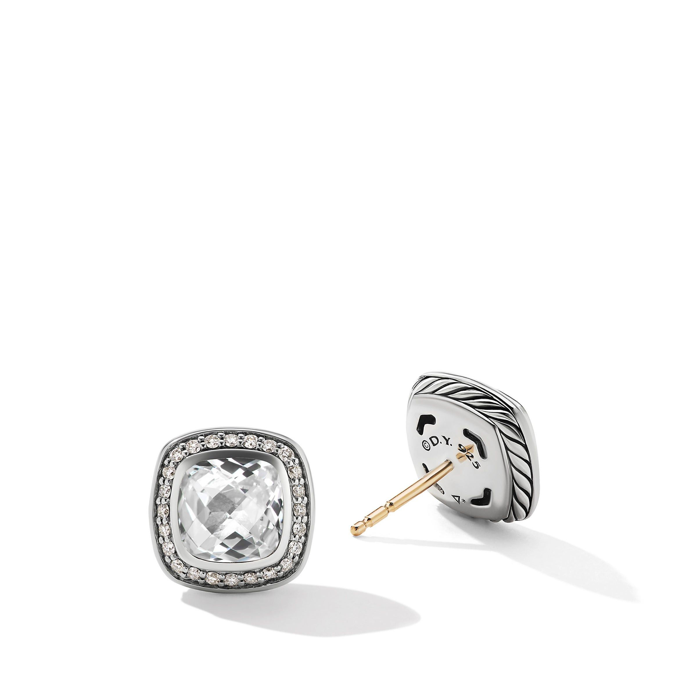 David Yurman o1w1db10525 E16794D Earrings in Silver with Diamond Size ONE SIZE - 2 Thumbnail
