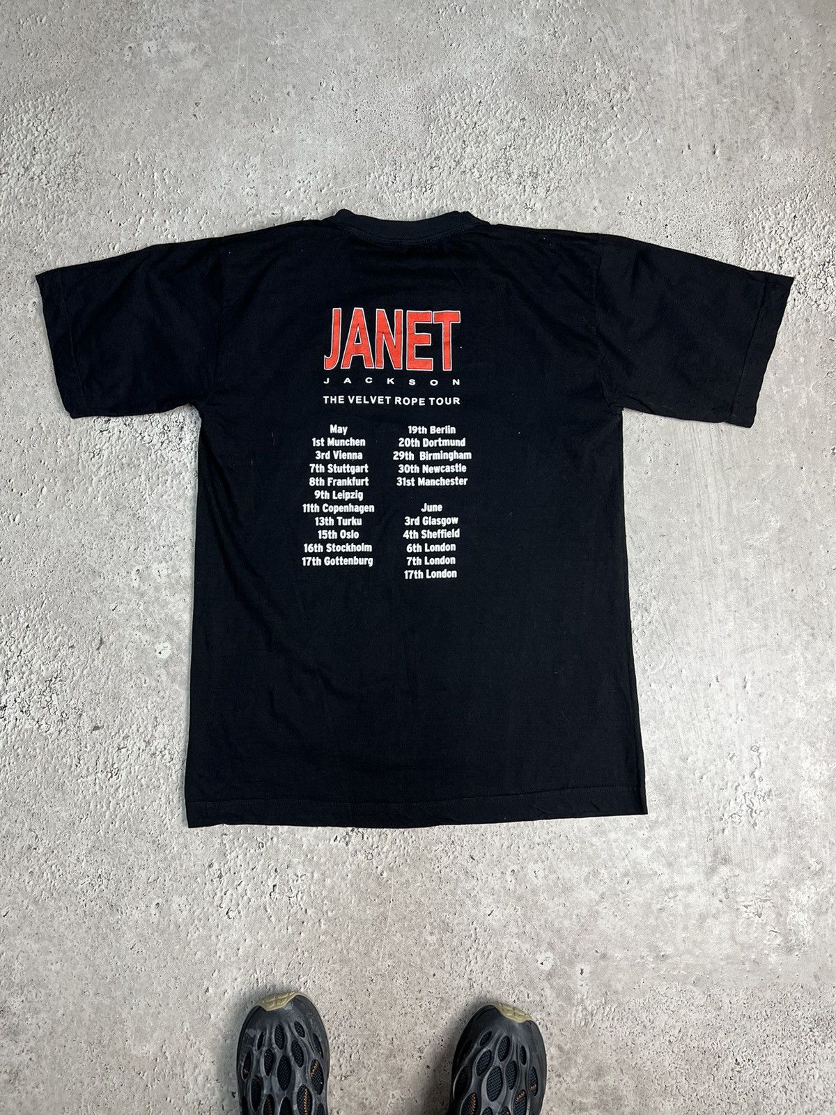Band Tees × Vintage Vintage Janet Jackson 1990 Band T-shirt Size US XL / EU 56 / 4 - 7 Thumbnail