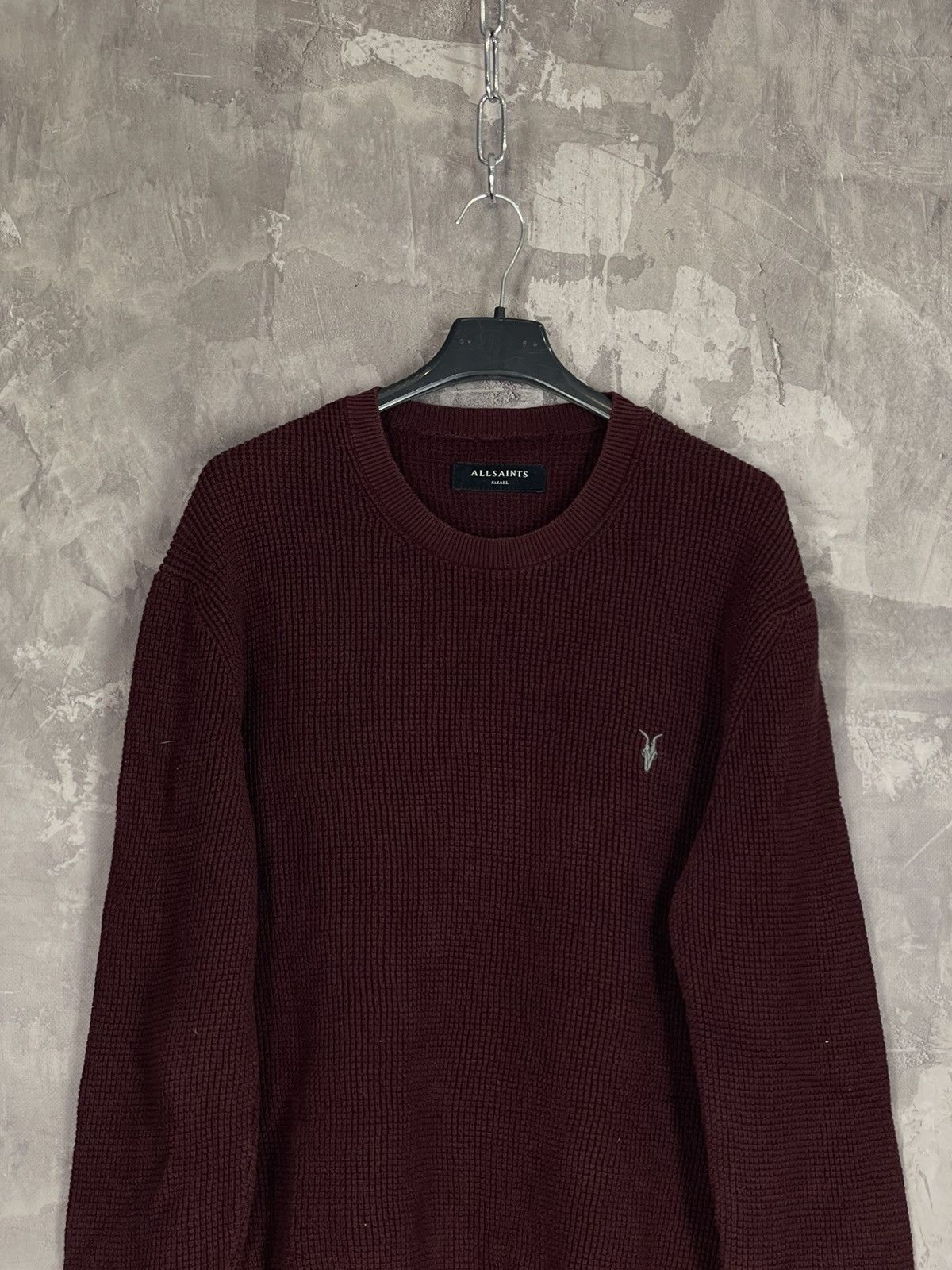 Other AllSaints Karnett Crew Neck Brown Sweater Size US S / EU 44-46 / 1 - 2 Thumbnail