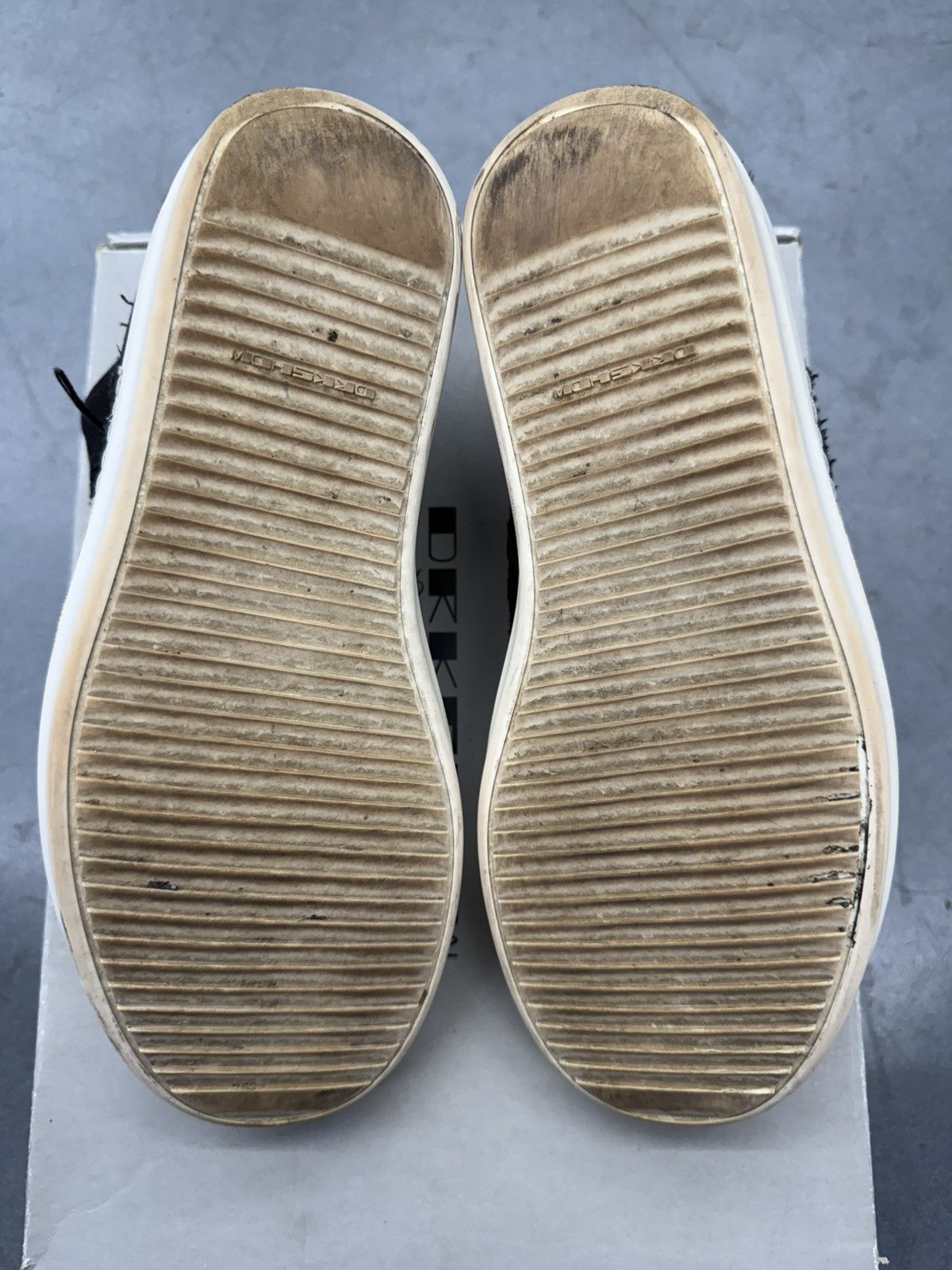 Rick Owens Rick Owens DRKSHDW Slashed Low Sneaker Size 40 / US 7 Size US 7 / EU 40 - 13 Thumbnail