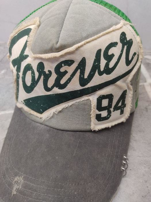 Vintage Vintage Forever 94 Distressed Style Trucker Hat Cap Size ONE SIZE - 3 Thumbnail