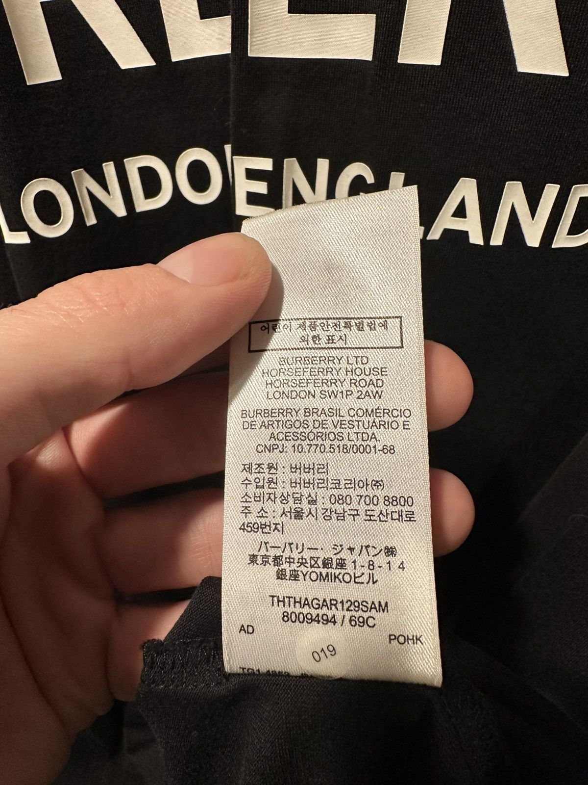 Burberry Burberry T-Shirt Size US L / EU 52-54 / 3 - 3 Thumbnail