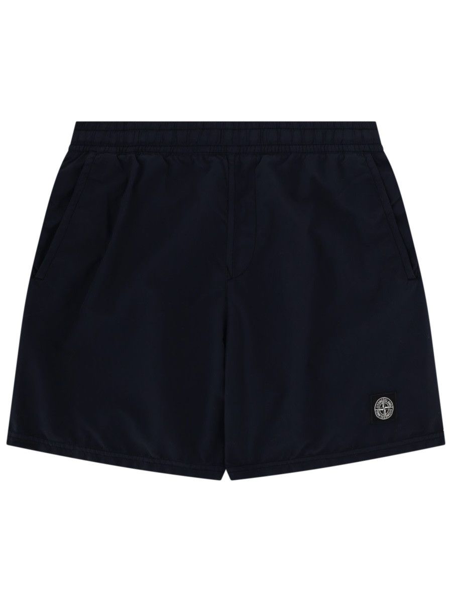 Stone Island STONE ISLAND COSTUME DA BAGNO CON LOGO - BLUE Size US 30 / EU 46 - 1 Thumbnail