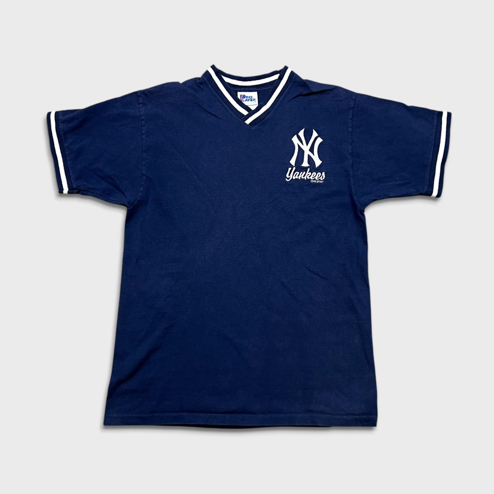 MLB × Pro Player × Vintage VTG 90s Pro Player New York Yankees T Shirt MLB Baseball Tee Size US M / EU 48-50 / 2 - 1 Thumbnail