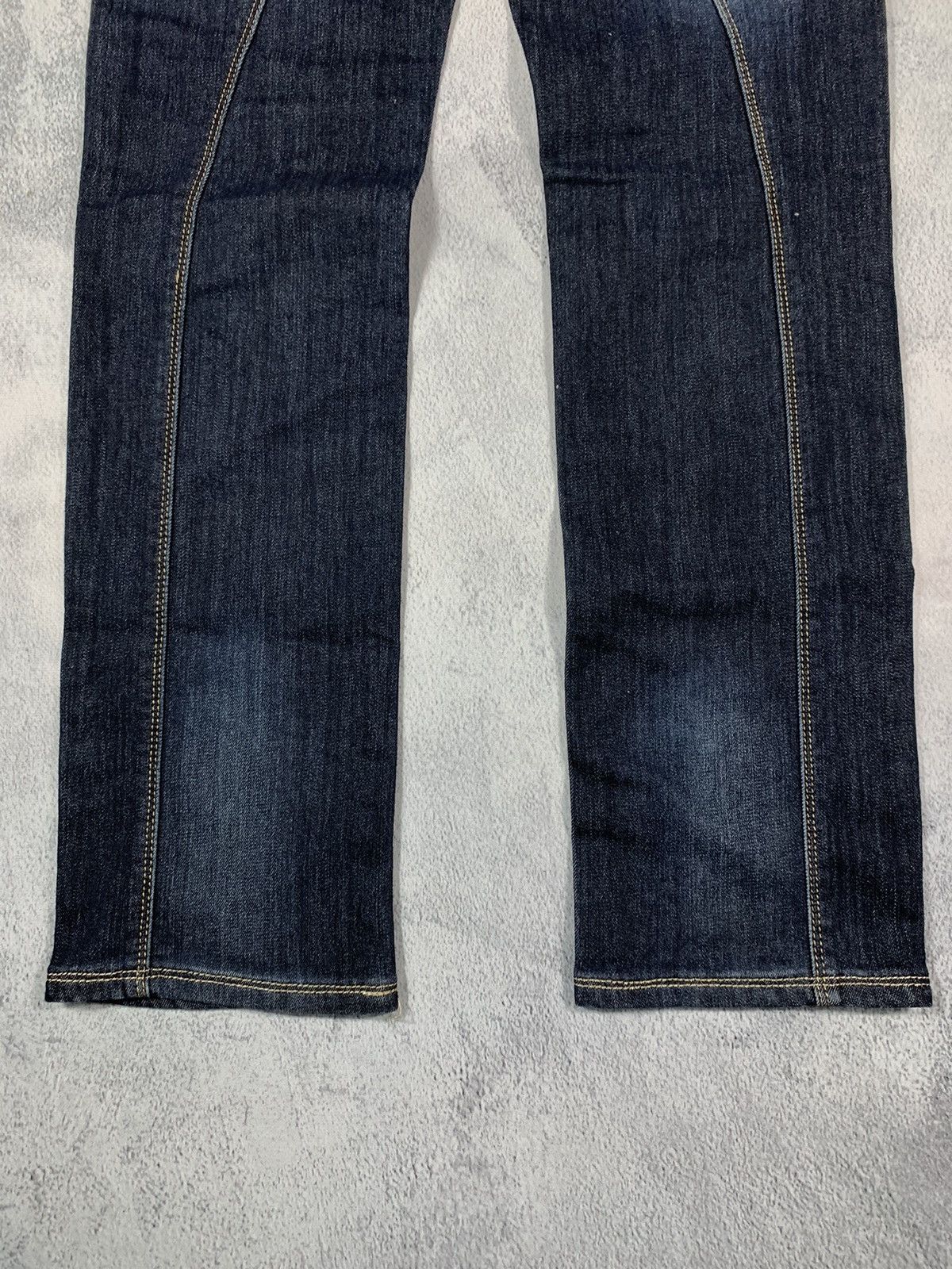 Vintage Vintage Y2K Japanese low rise denim jeans streetwear style Size 34" / US 12 / IT 48 - 7 Thumbnail