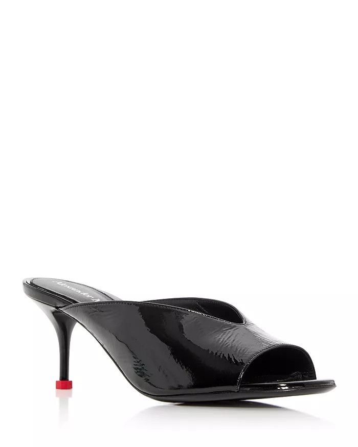 Alexander McQueen o1y0325 Sandals in Black Size US 5 / IT 35 - 2 Thumbnail