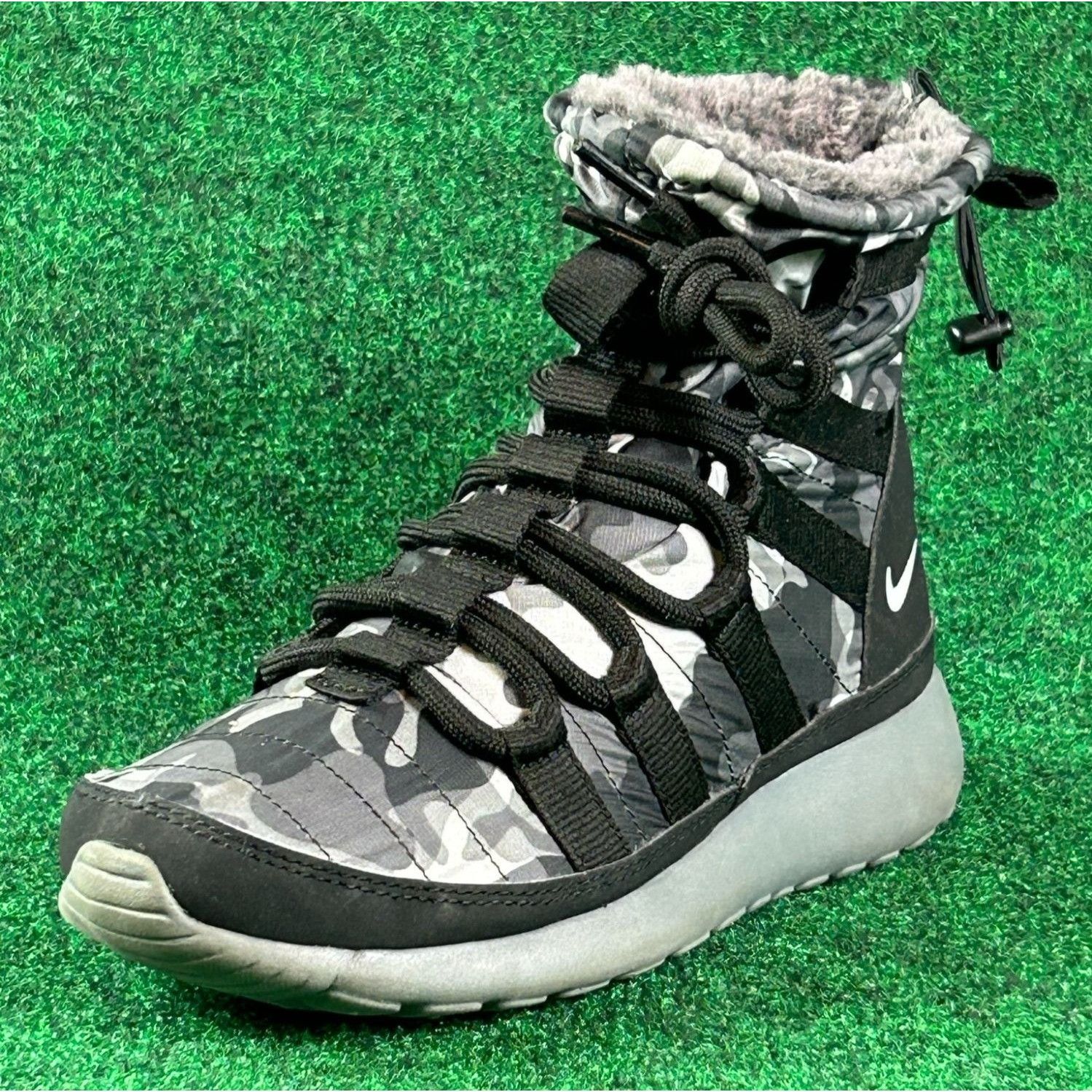 Nike Nike Roshe One Hi Black Camo Print Winter Boots Women s Sz 5 Grailed