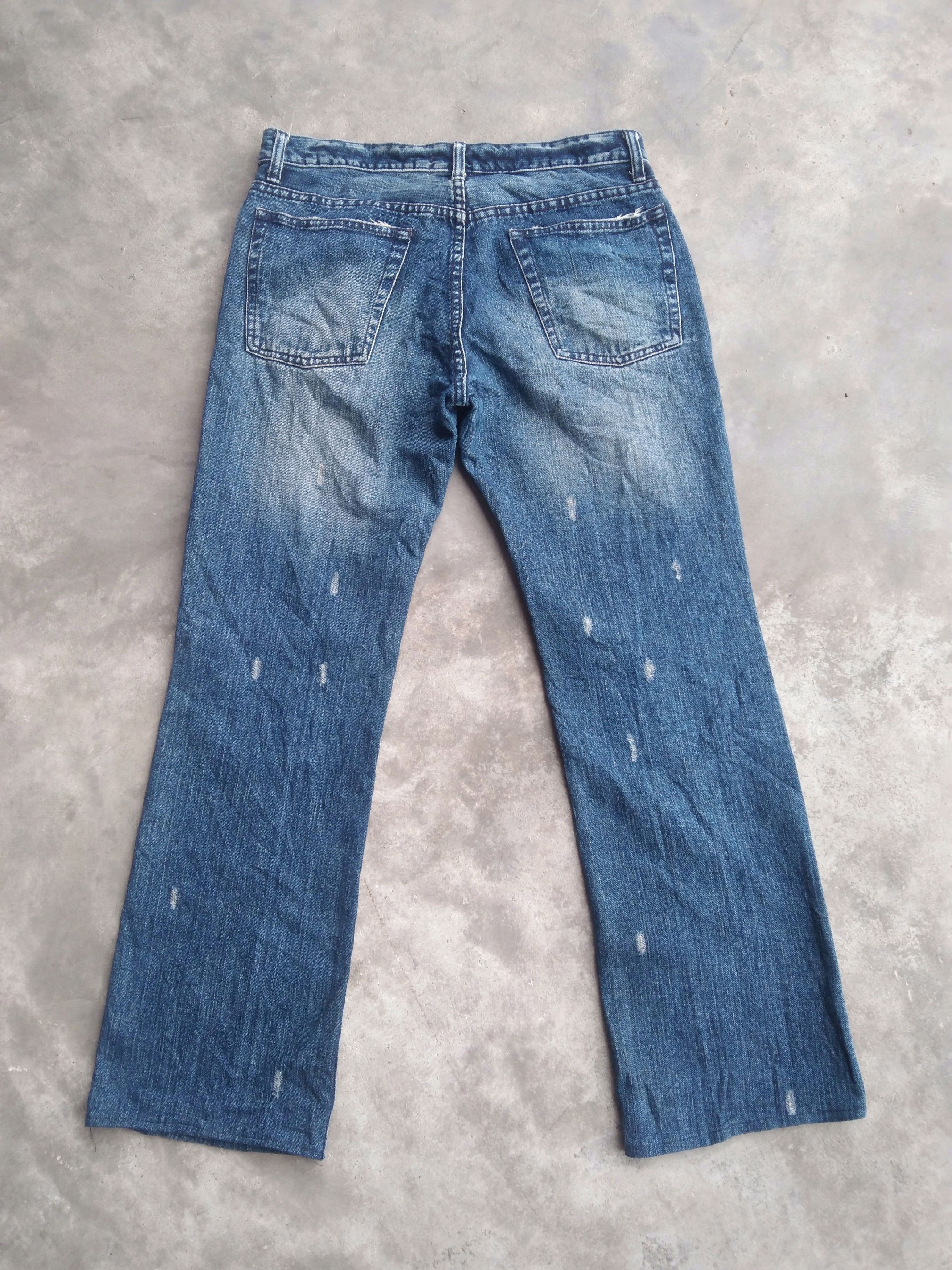 Japanese Brand Japanese Brand Abx Boot Cut Distressed Jeans 30x29 Size US 30 / EU 46 - 2 Thumbnail