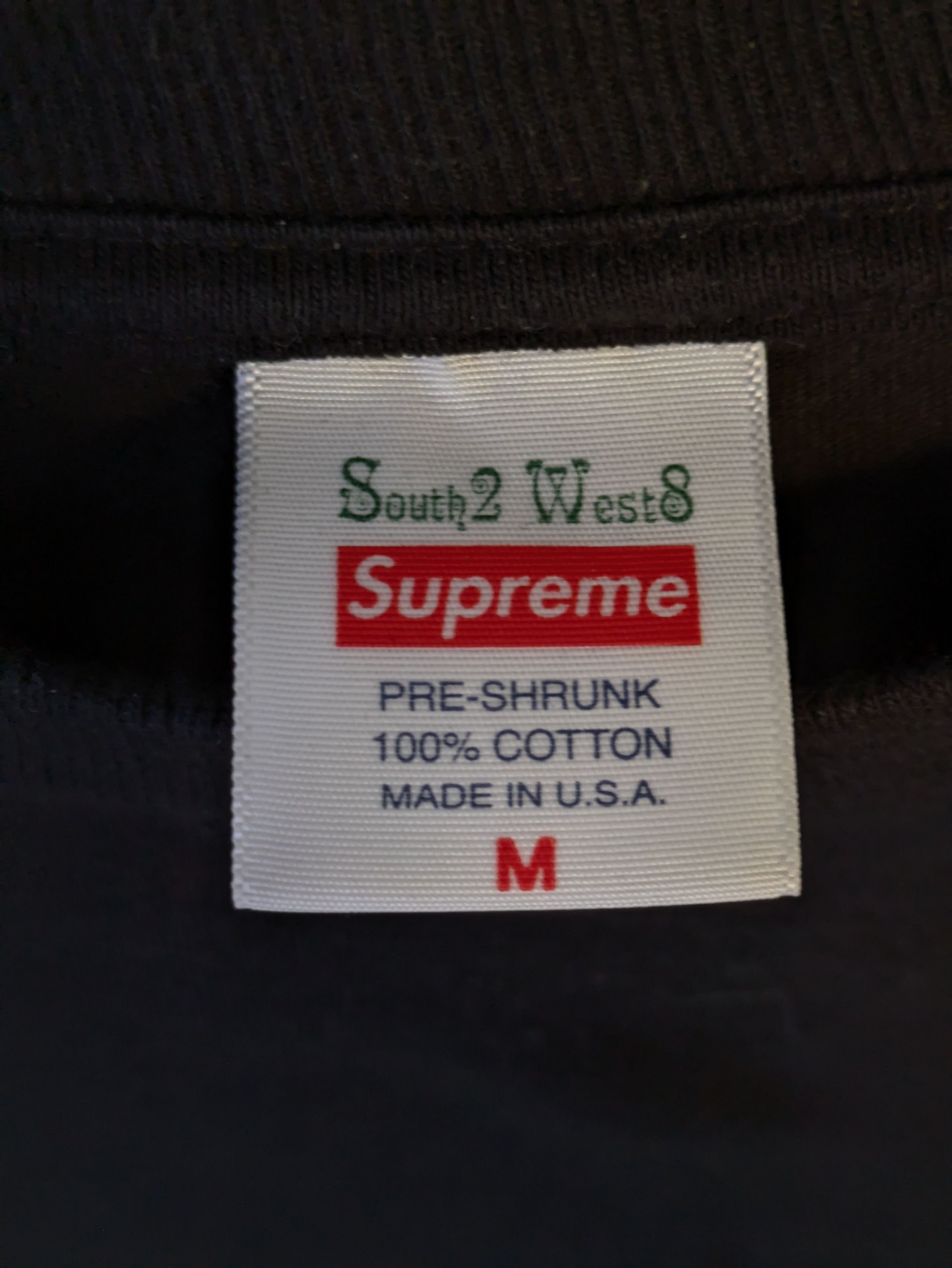 South2 West8 × Supreme Supreme / South2 West8 21ss Black Longsleeve Size US M / EU 48-50 / 2 - 5 Thumbnail