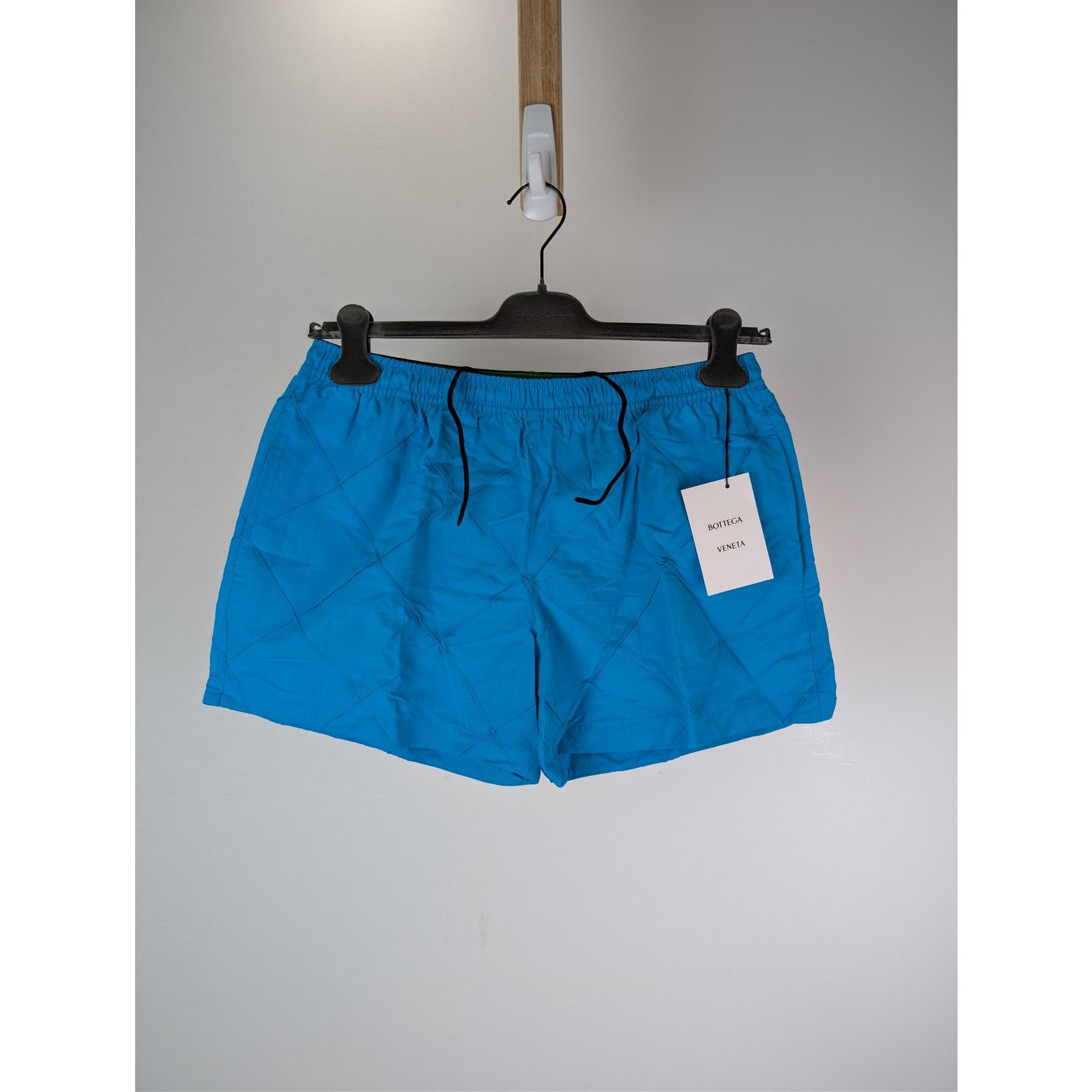 Bottega Veneta o1rshd1 Nylon Intreccio Swim Shorts in Blue Size US 34 / EU 50 - 1 Thumbnail
