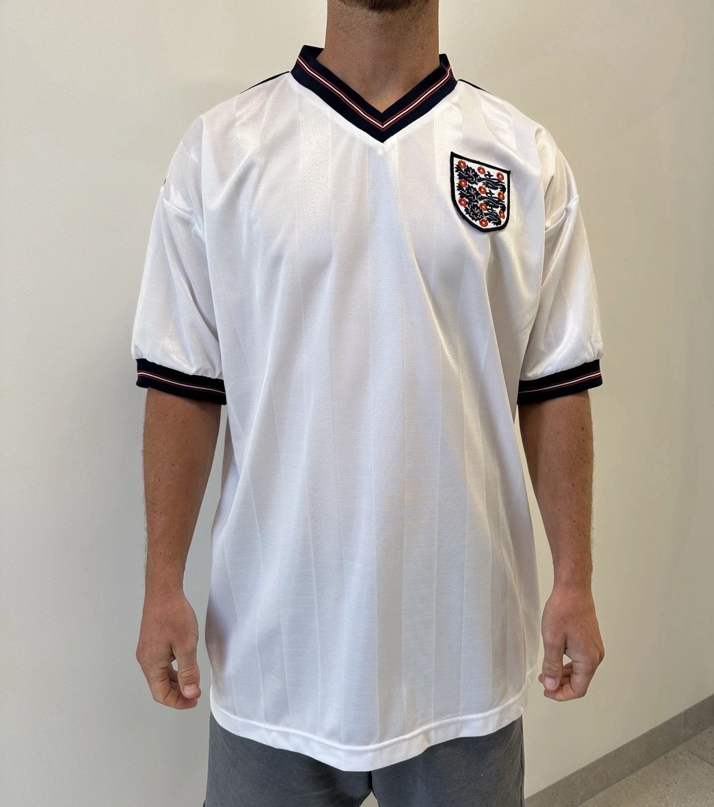 Vintage Score Draw National England 1970 Home Jersey Soccer Football Size US XL / EU 56 / 4 - 1 Thumbnail