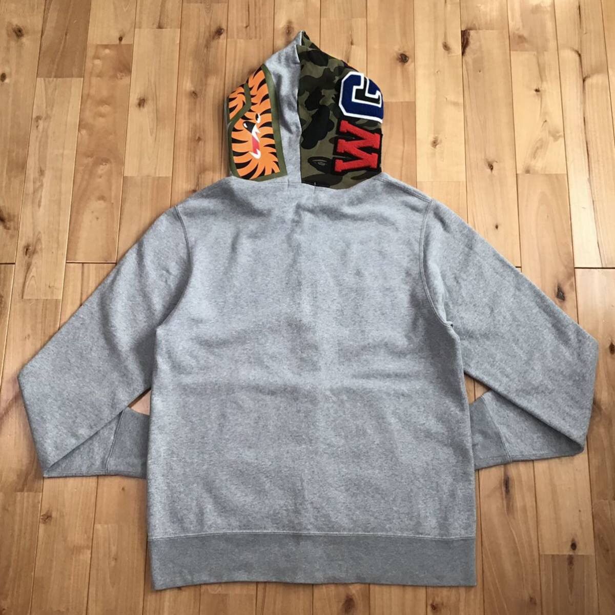 Bape BAPE Crazy face Tiger Shark full zip hoodie a bathing ape Size US L / EU 52-54 / 3 - 6 Thumbnail