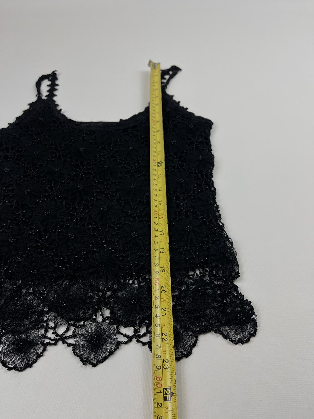 Vintage Vintage Y2K Mesh Sheer Black Sleeveless Top Size S / US 4 / IT 40 - 13 Thumbnail