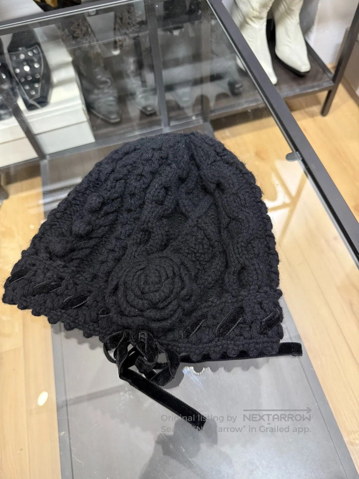 Comme des Garcons Comme des Garçons Velvet Knit Beanie. Size ONE SIZE - 2 Thumbnail