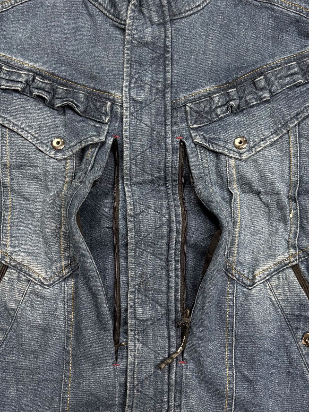 Le Grande Bleu (L.G.B.) 2000s Field Core - Vkei Style Washed Rider Denim Jacket Size US M / EU 48-50 / 2 - 9 Thumbnail