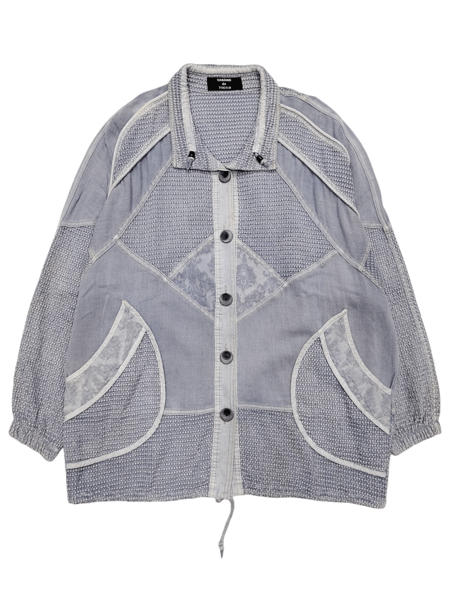 Cabane De Zucca- Archive Textured Patchwork Utility Jacket
