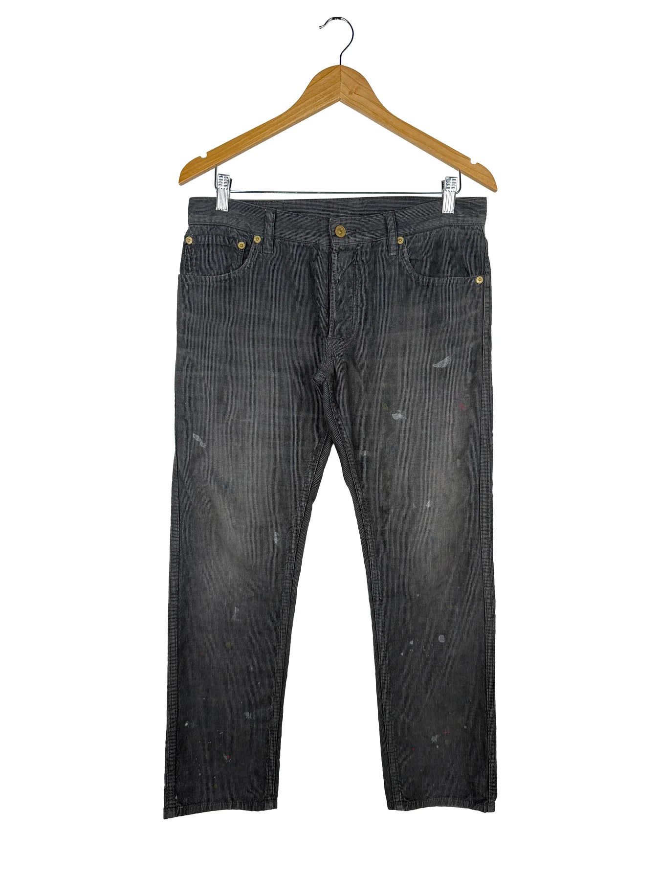 Visvim FW17 Fluxus 10 Slub (Indigo Dmgd Cords) Size US 32 / EU 48 - 1 Thumbnail