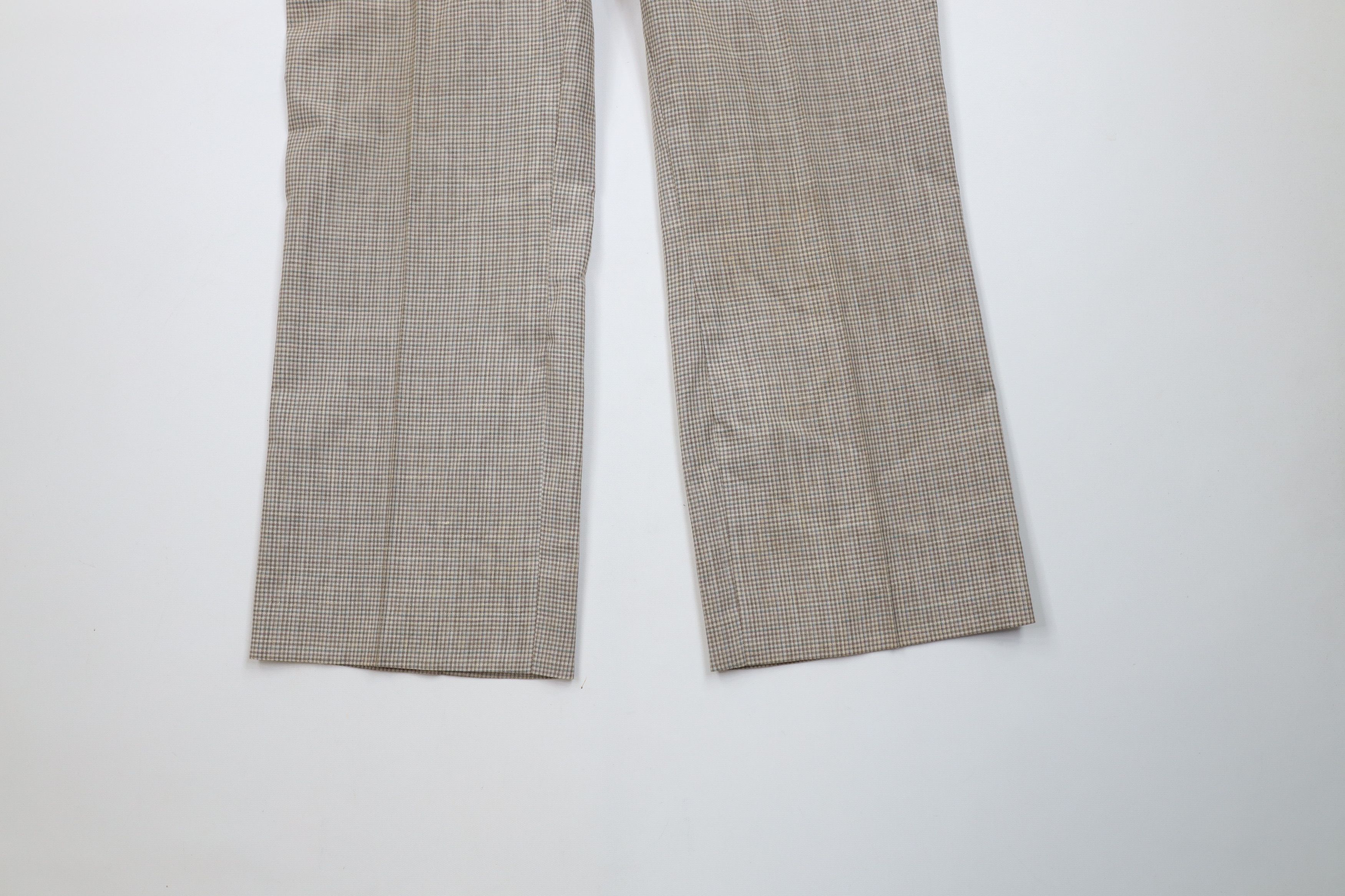 Vintage Vintage 70s Streetwear Wide Leg Bell Bottoms Pants Plaid USA Size US 36 / EU 52 - 4 Thumbnail