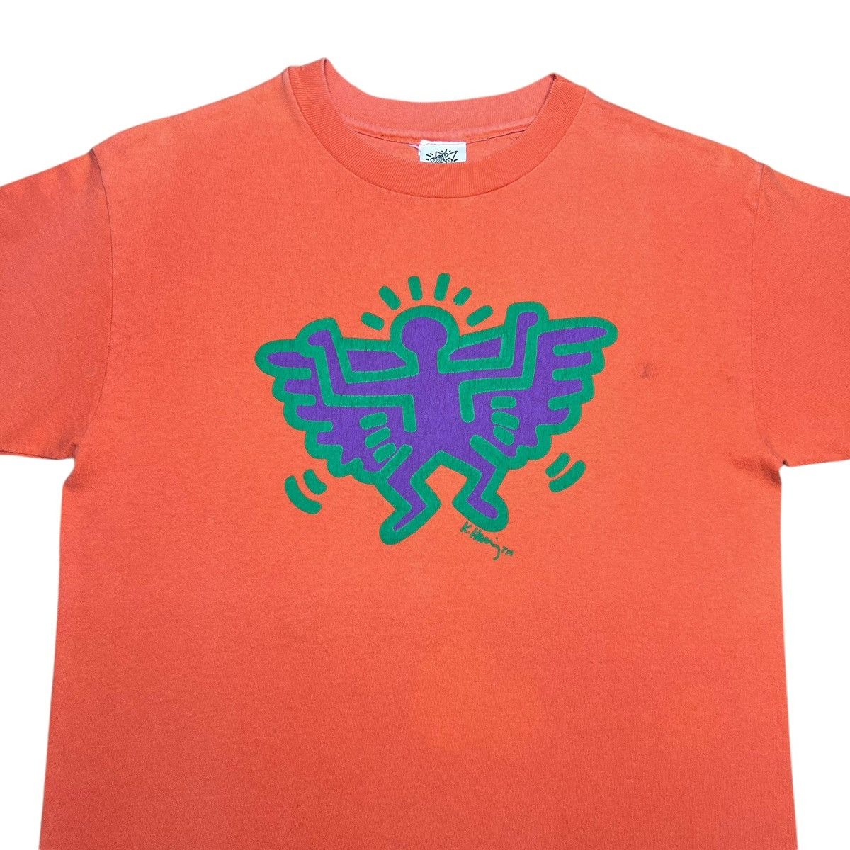 Other 1980s Keith Haring Batman Angel Devil Pop Shop Art T-Shirt Size US M / EU 48-50 / 2 - 5 Thumbnail