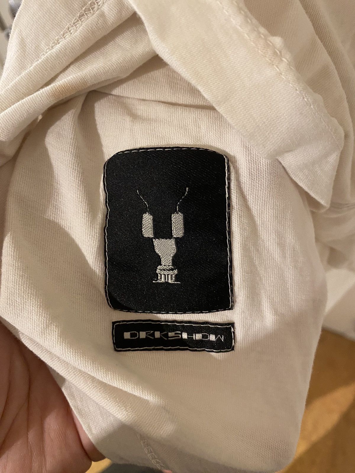 Rick Owens Drkshdw Rick Owens DRKSHDW Praying To The Aliens Shirt Size US L / EU 52-54 / 3 - 6 Thumbnail