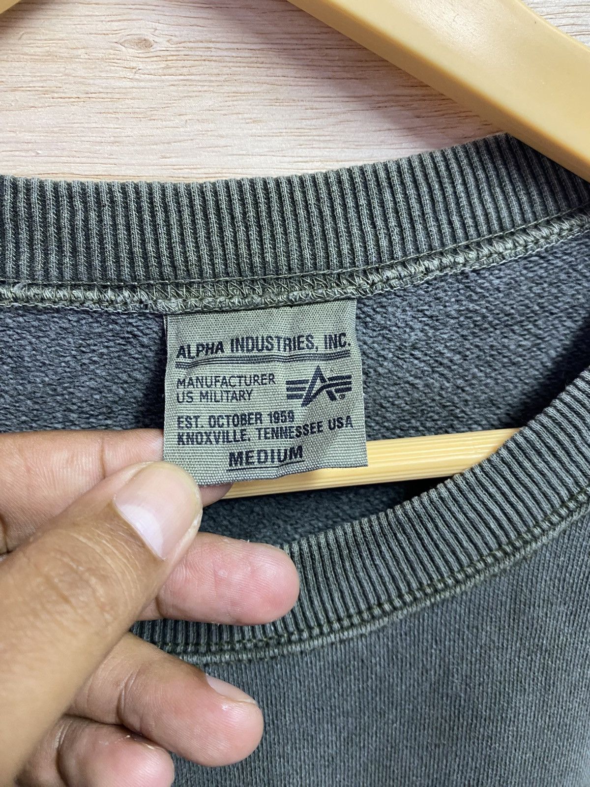 Alpha Industries Alpha Industries military-style sweatshirt Size US XL / EU 56 / 4 - 4 Thumbnail