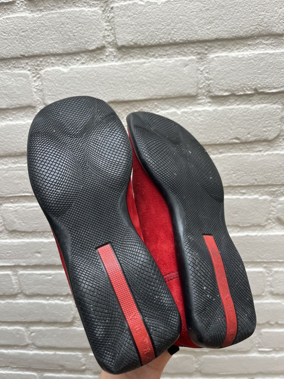 Prada Prada sport F/W 1999 linea Rossa suede sneakers Size US 4.5 / IT 34.5 - 14 Thumbnail
