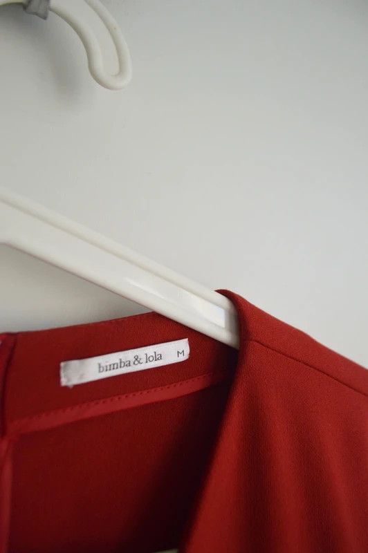 BIMBA Y LOLA Bimba Y Lola Premium Dress Like New Medium Red Size M / US 6-8 / IT 42-44 - 2 Thumbnail