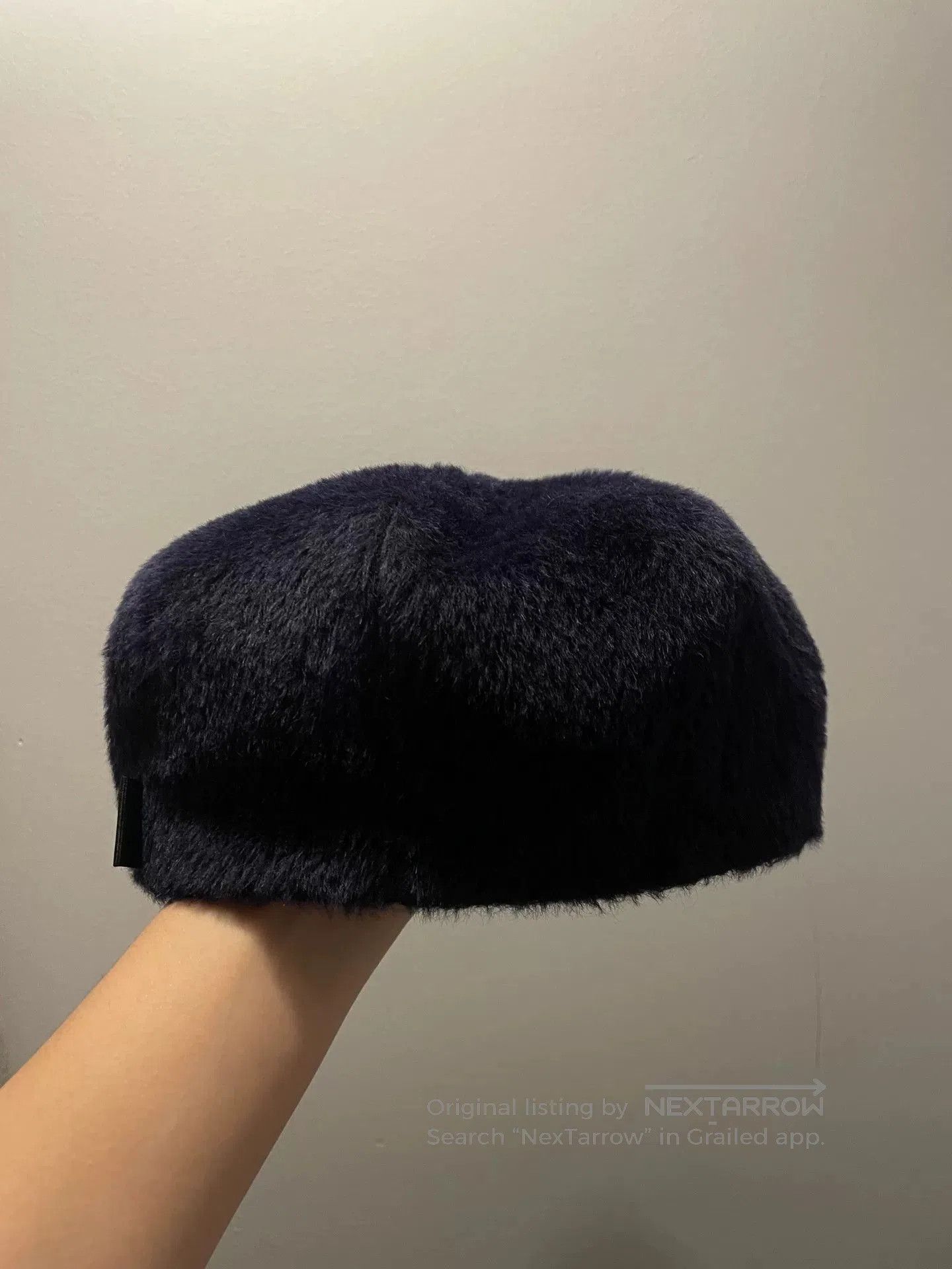 Borsalino Borsalino Wool Beret in Deep Blue. Size ONE SIZE - 3 Thumbnail