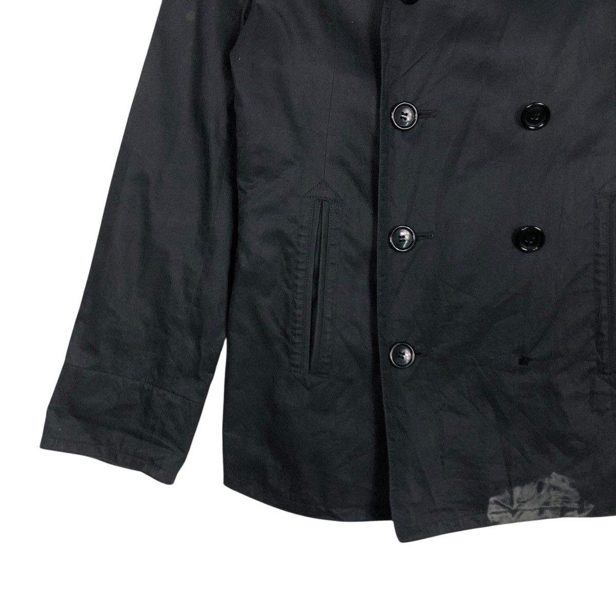 Japanese Brand 🔥CROPED BIKER JACKET DOUBLE BREAST TYU NA MADE IN JAPAN Size US S / EU 44-46 / 1 - 6 Thumbnail