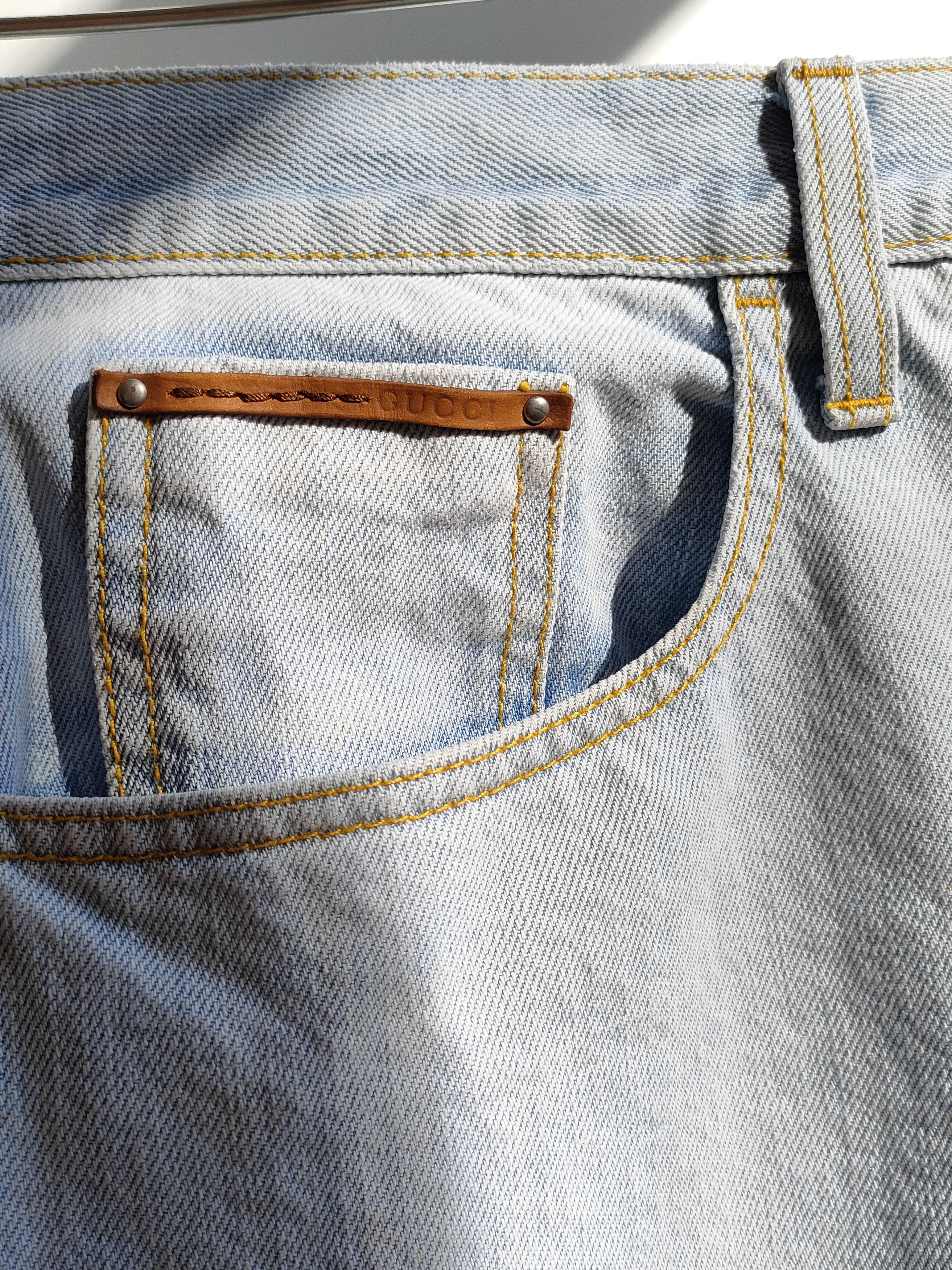 Gucci GUCCI Light Blue Skinny Jeans Size US 34 / EU 50 - 5 Thumbnail