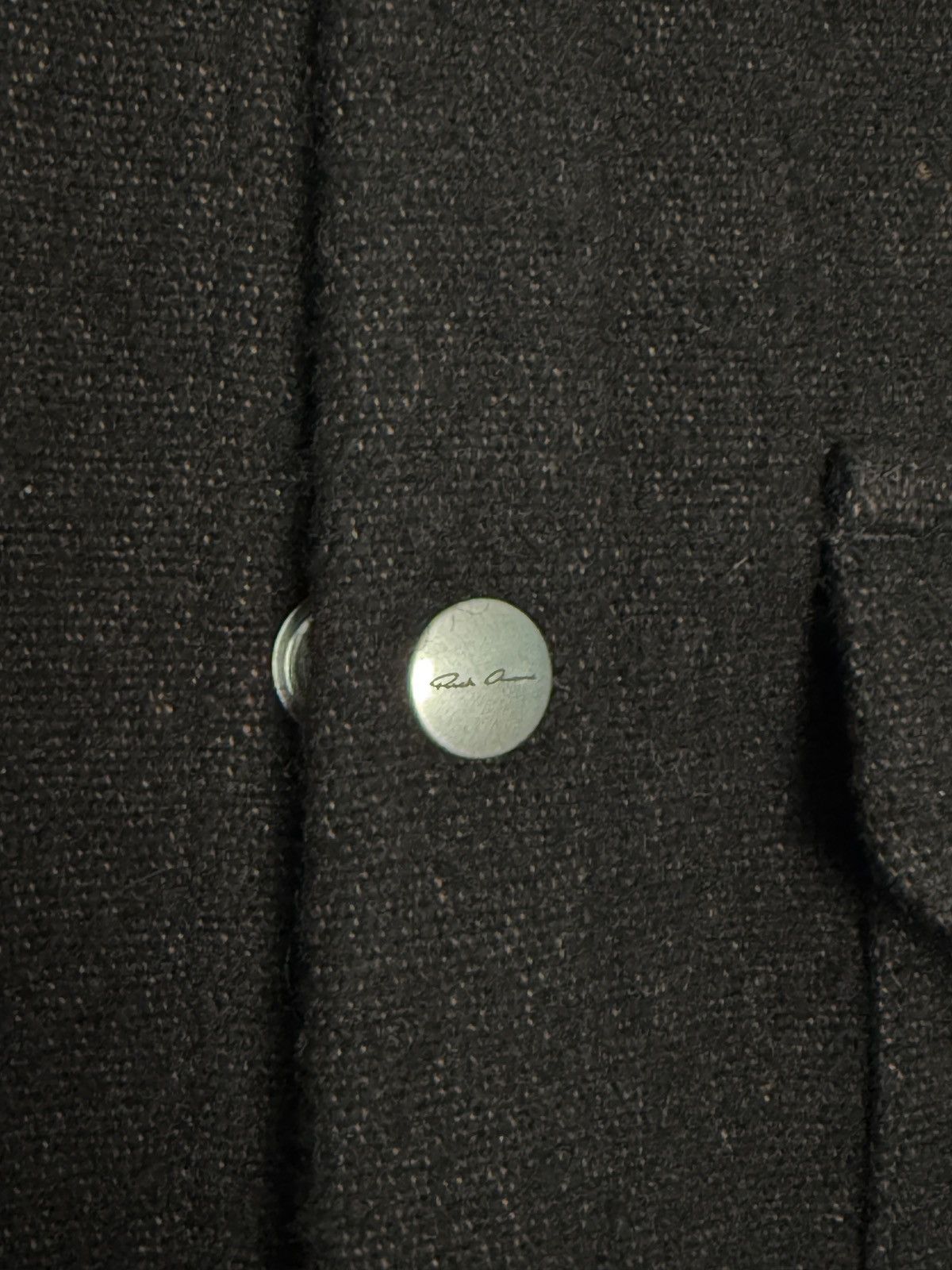 Rick Owens FW18 SISYPHUS Boiled Wool Overshirt Worker Outershirt Size US M / EU 48-50 / 2 - 3 Thumbnail