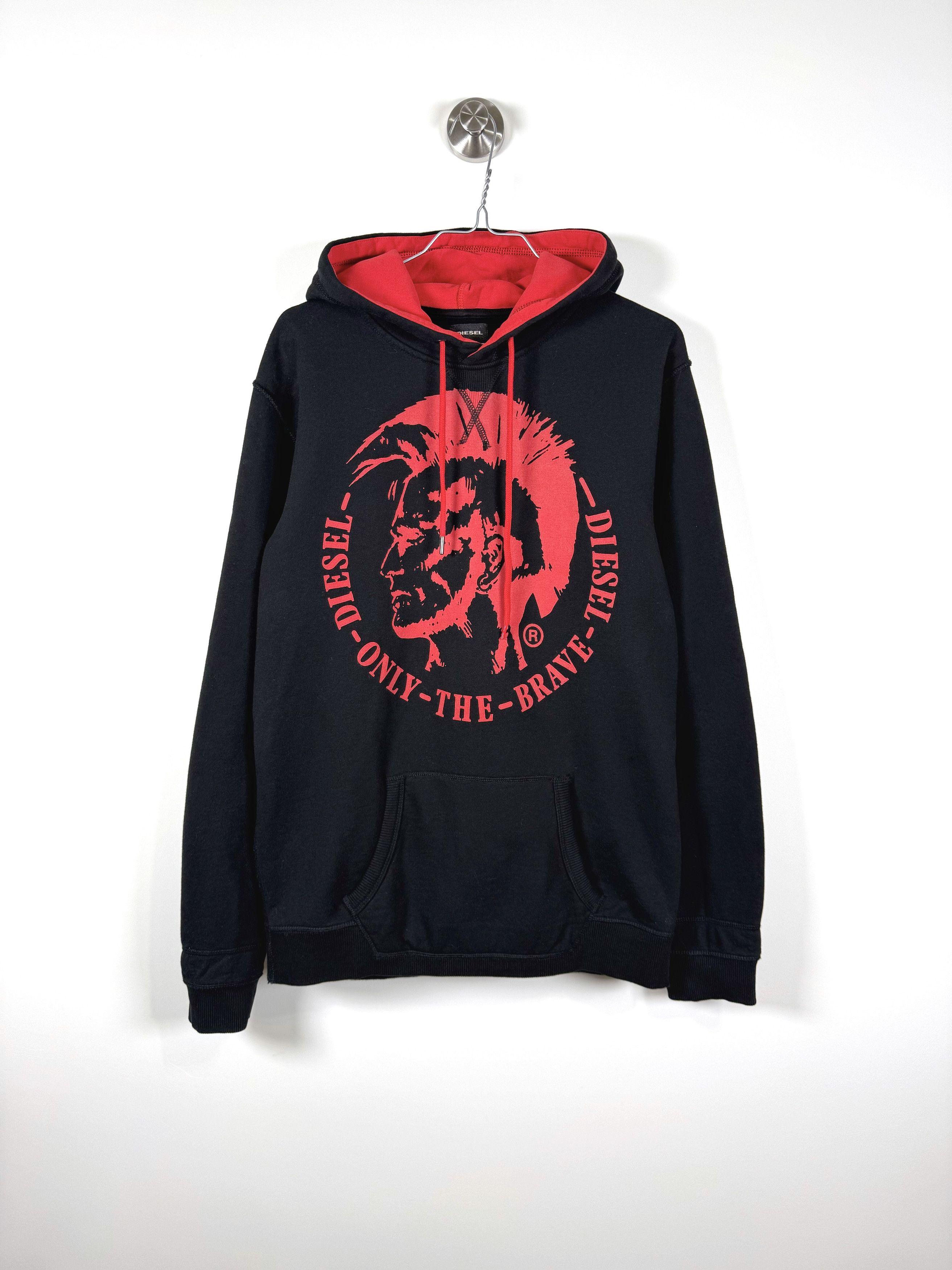 Diesel Men's Diesel Mohawk Black Hoodie (M) Size US M / EU 48-50 / 2 - 1 Thumbnail