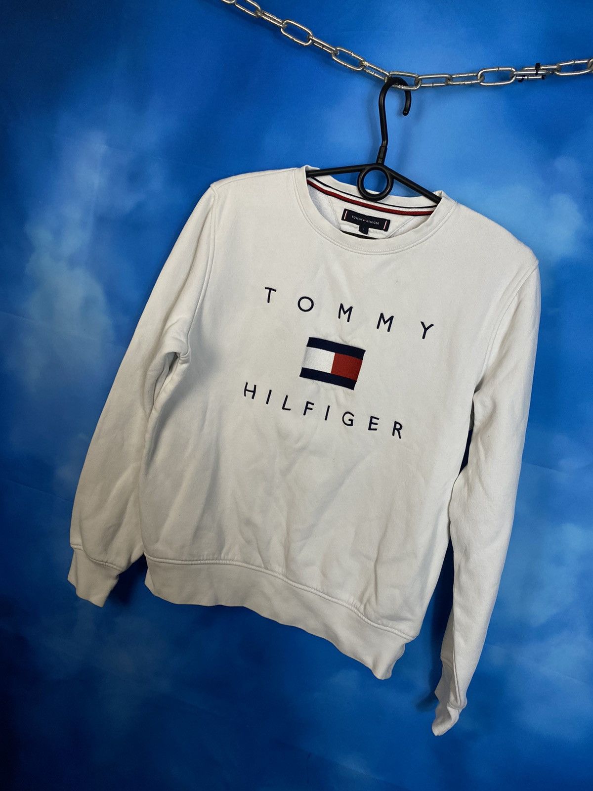 Tommy Hilfiger 🔥Tommy Hilfiger rare embroidered big logo Size US S / EU 44-46 / 1 - 2 Thumbnail